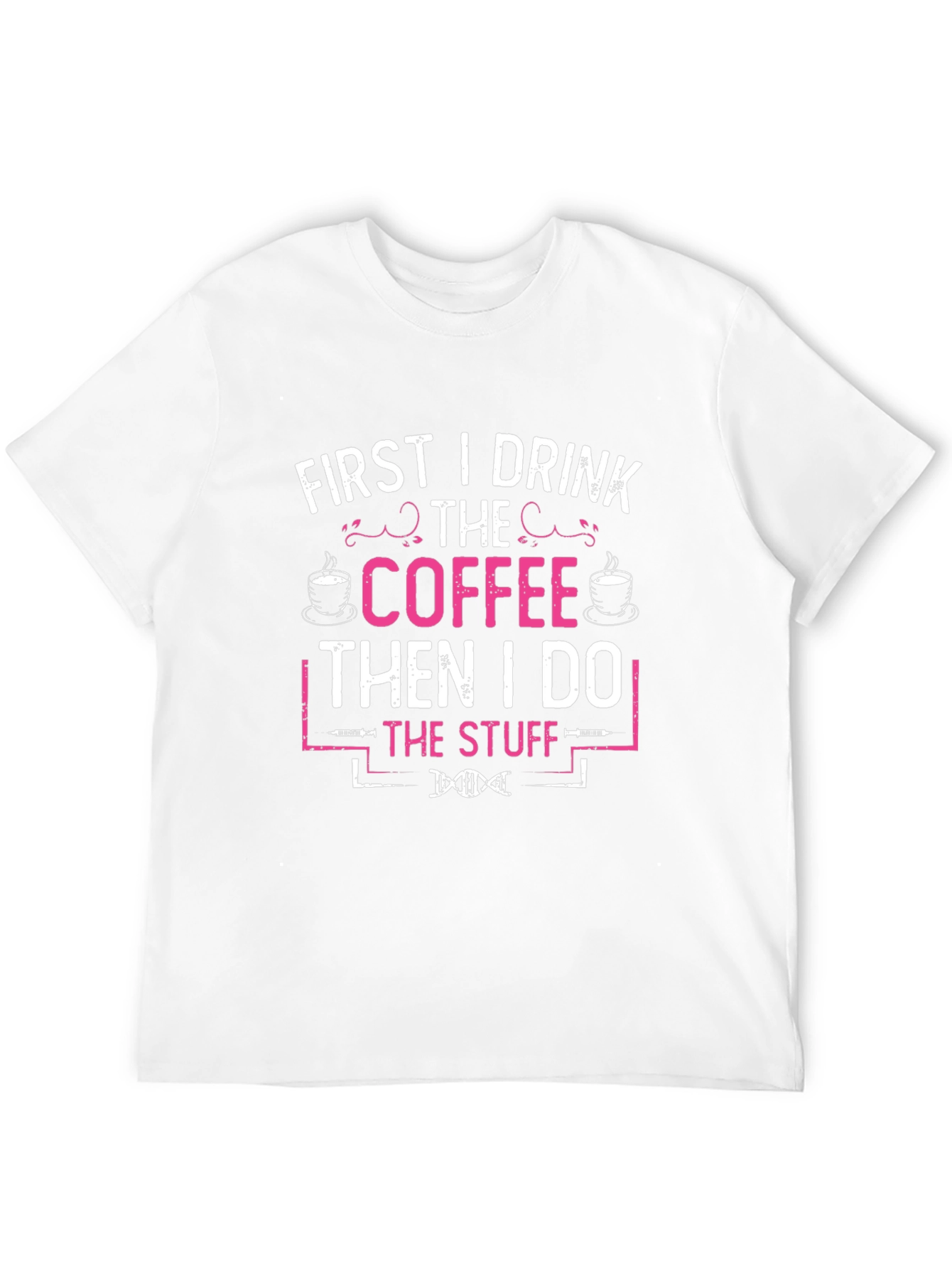 Black First Coffee Then Stuff Graphic Tee view 12