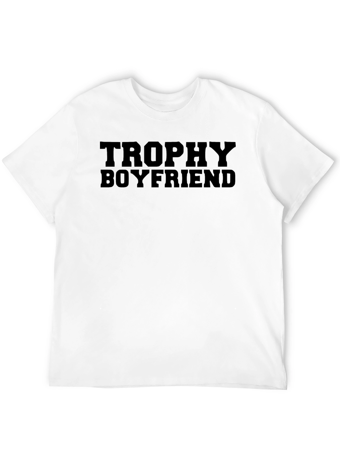 Black Trophy Boyfriend Black T-Shirt view 12