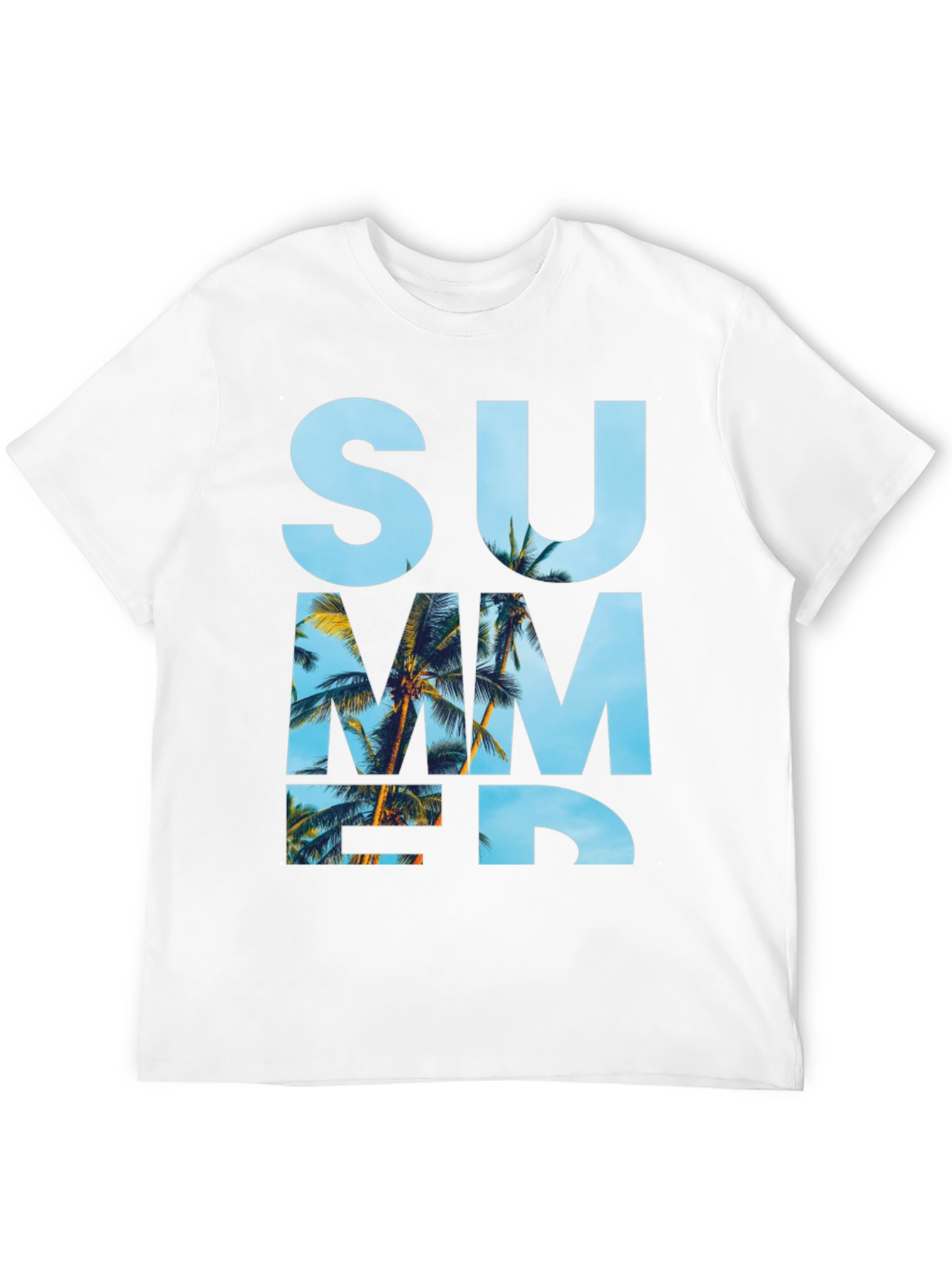 Black Summer Palm Tee view 12