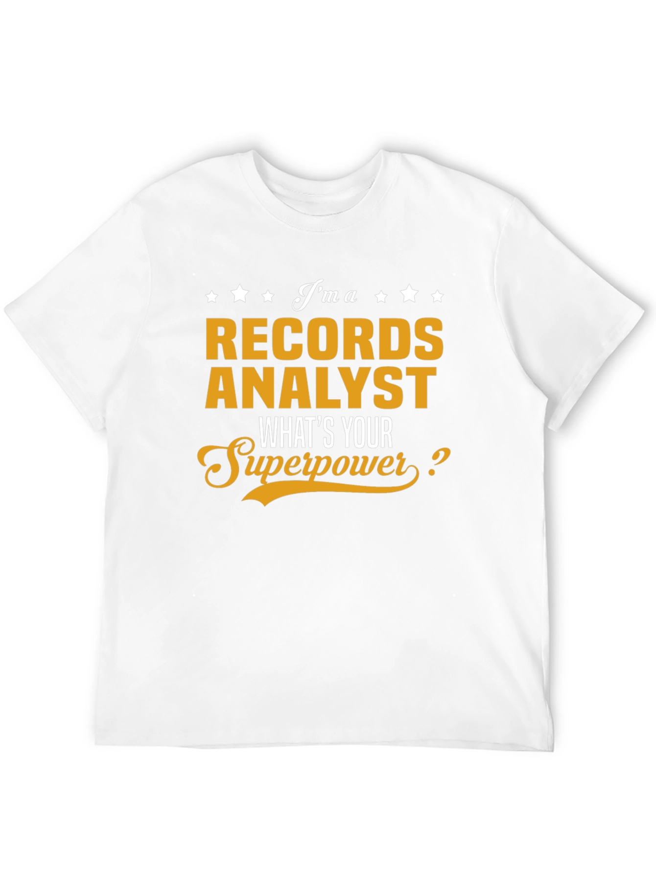 Records Analyst Superpower T-Shirt - 12