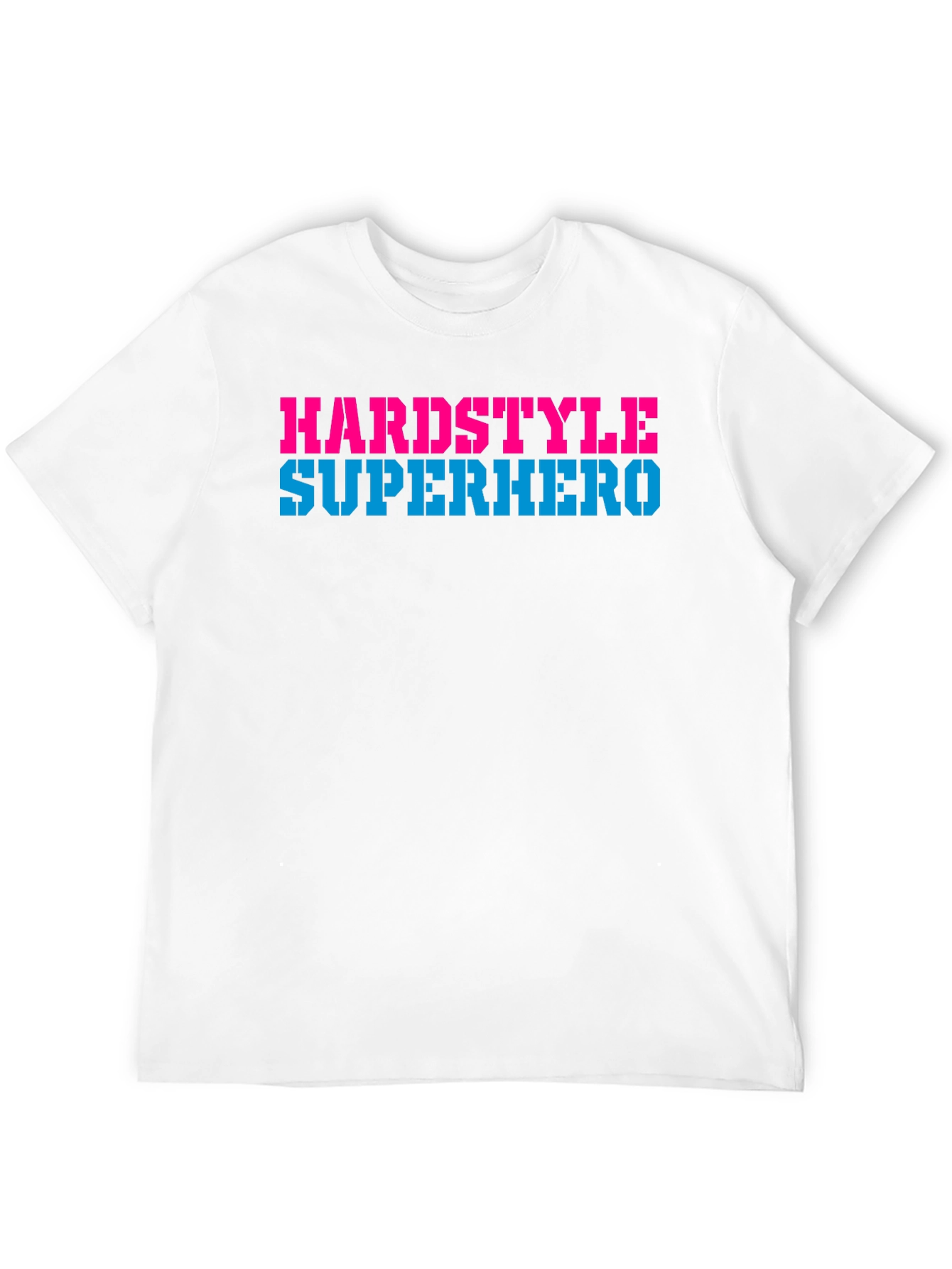 Black Hardstyle Superhero Graphic T-Shirt view 12