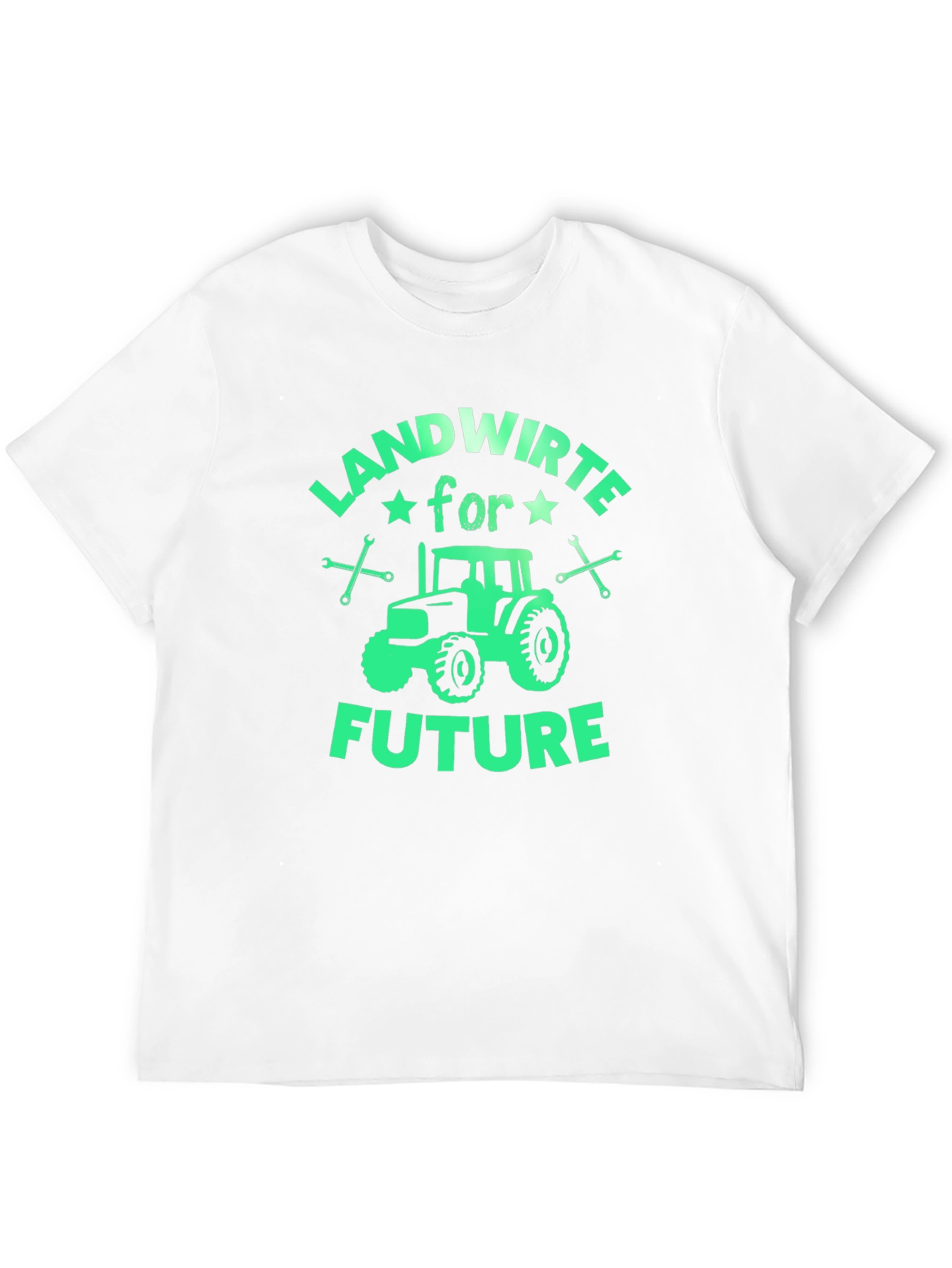 Black Landwirte for Future Graphic Tee - Tractor Design view 12