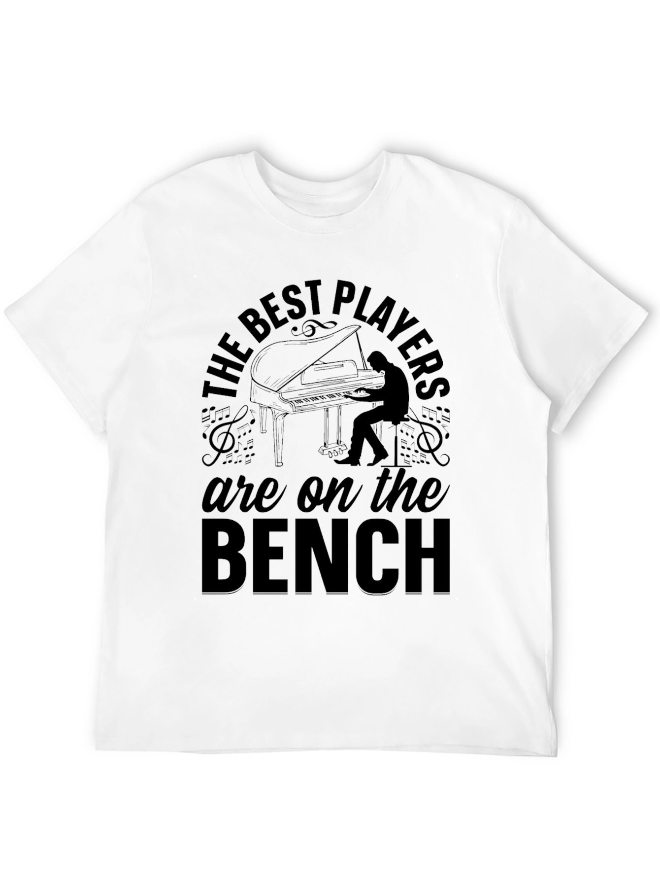 Black The Best Players Are On The Bench T-Shirt view 12