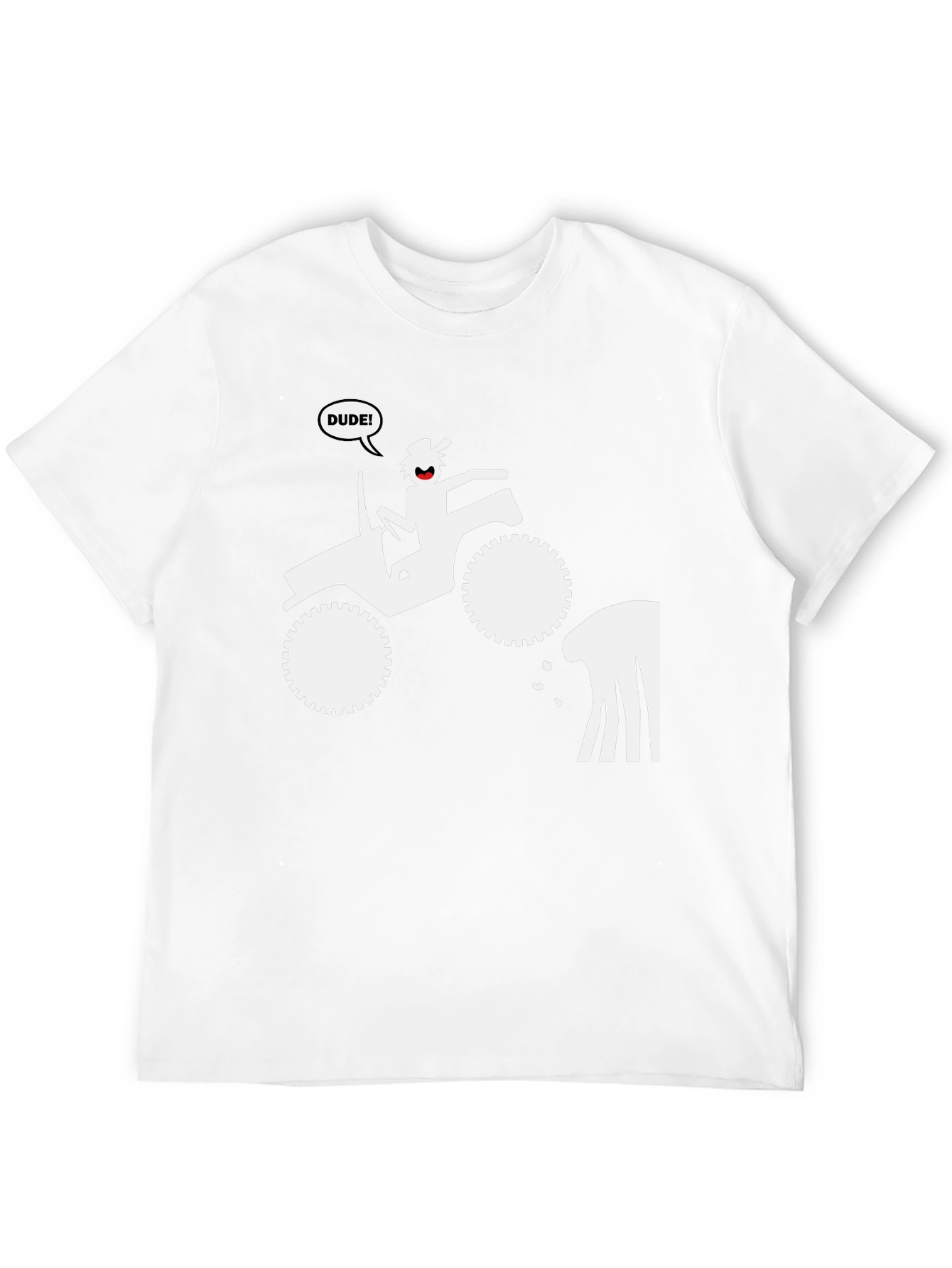 Black Dude Off-Roading T-Shirt view 12