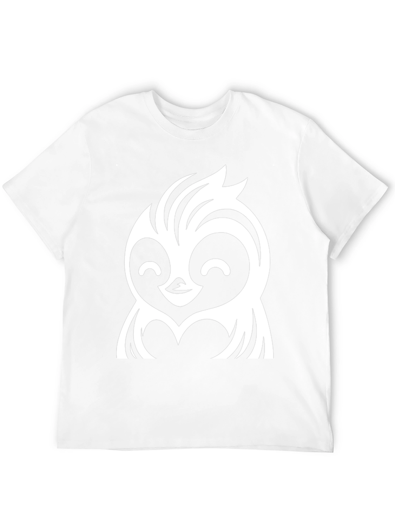 Black Cute Cartoon Owl Graphic Tee - Black Cotton view 12