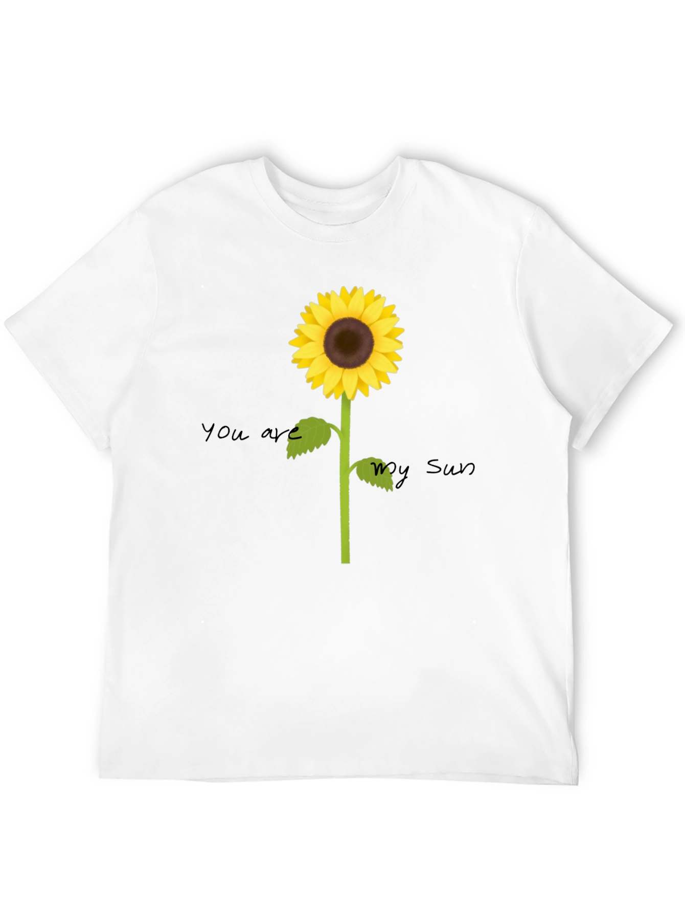 Black Sunflower Graphic Tee - You Are My Sun view 12