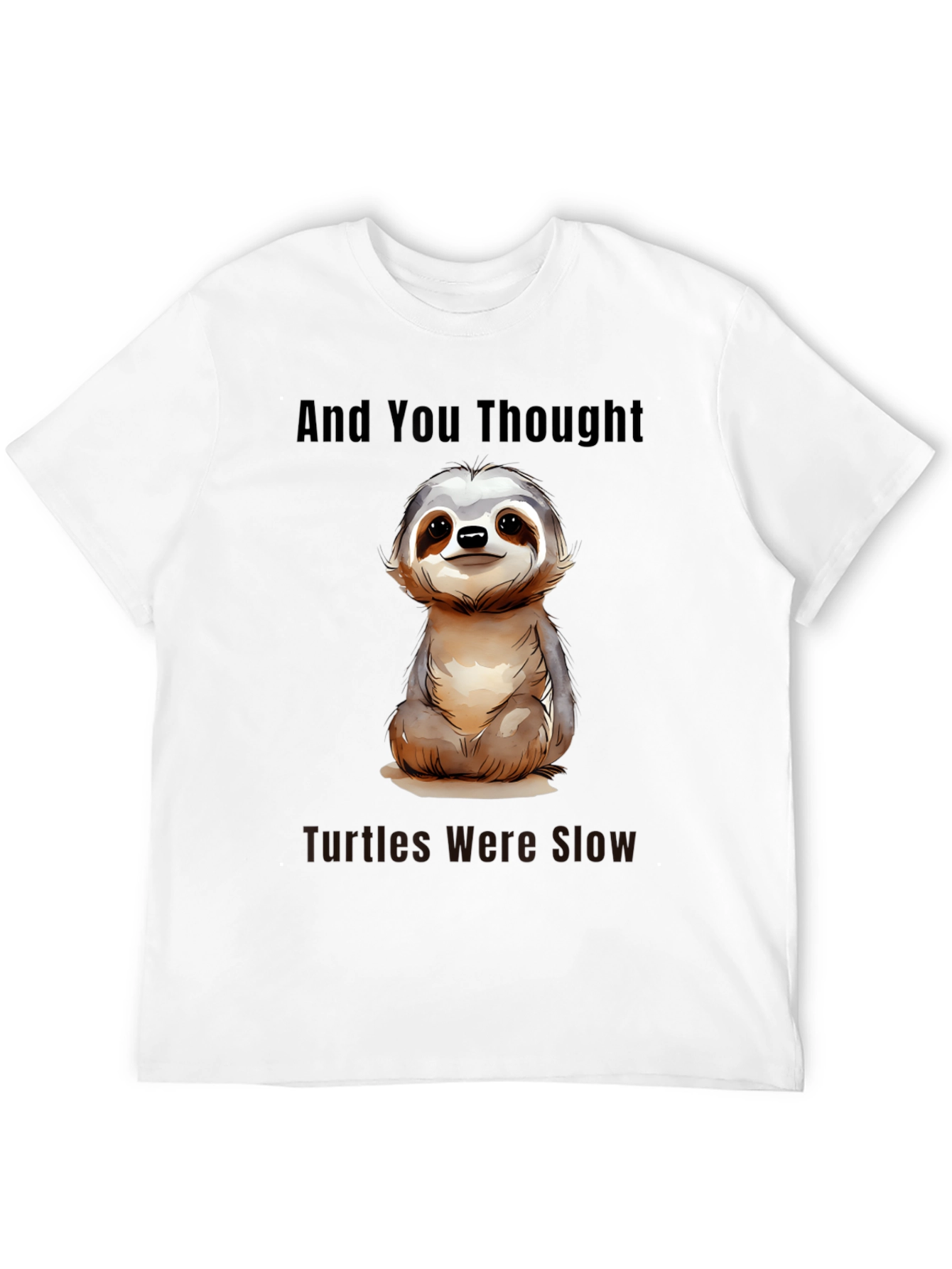 Black Sloth Graphic Tee - And You Thought Turtles Were Slow view 12