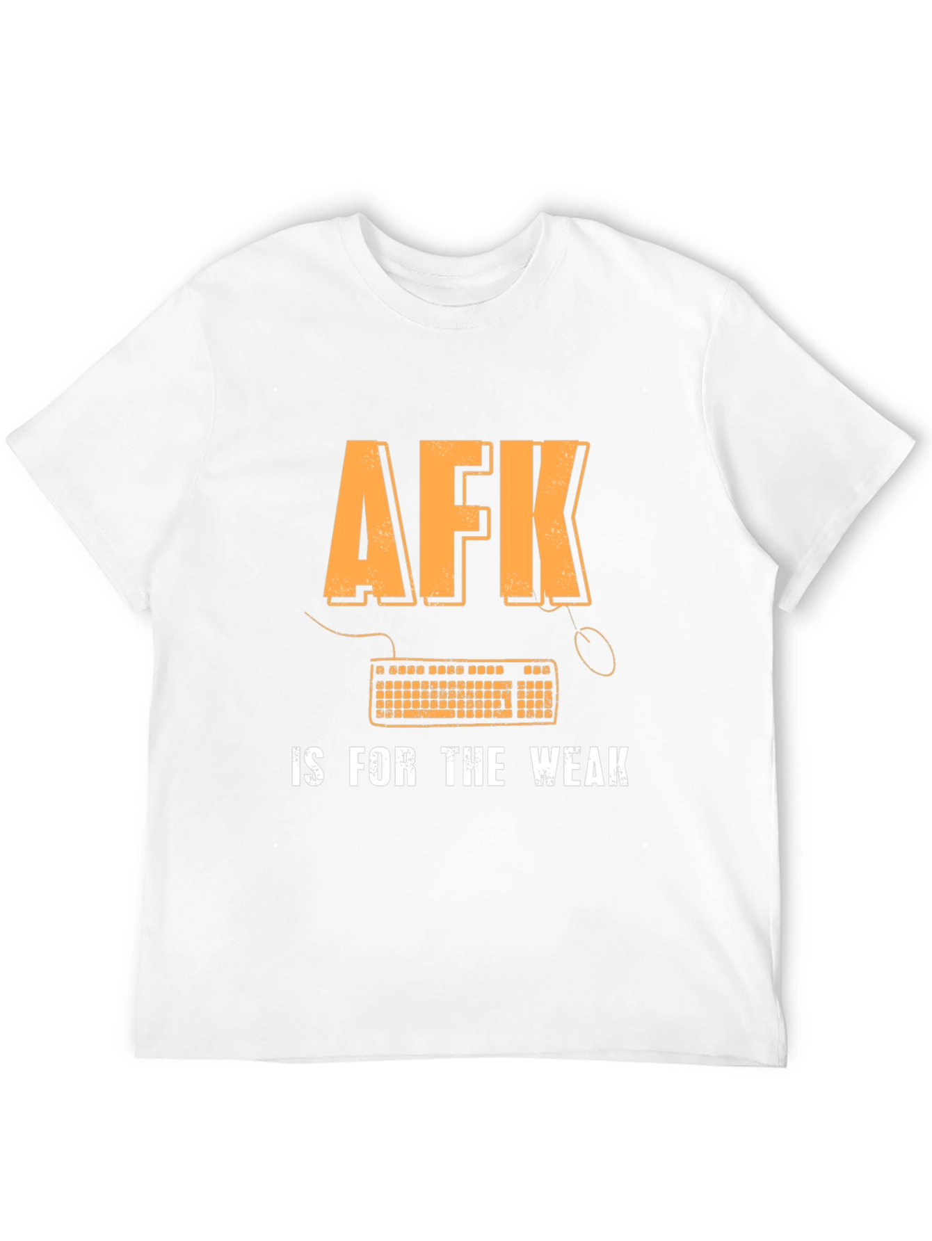 Black AFK is for the Weak Gamer T-Shirt view 12