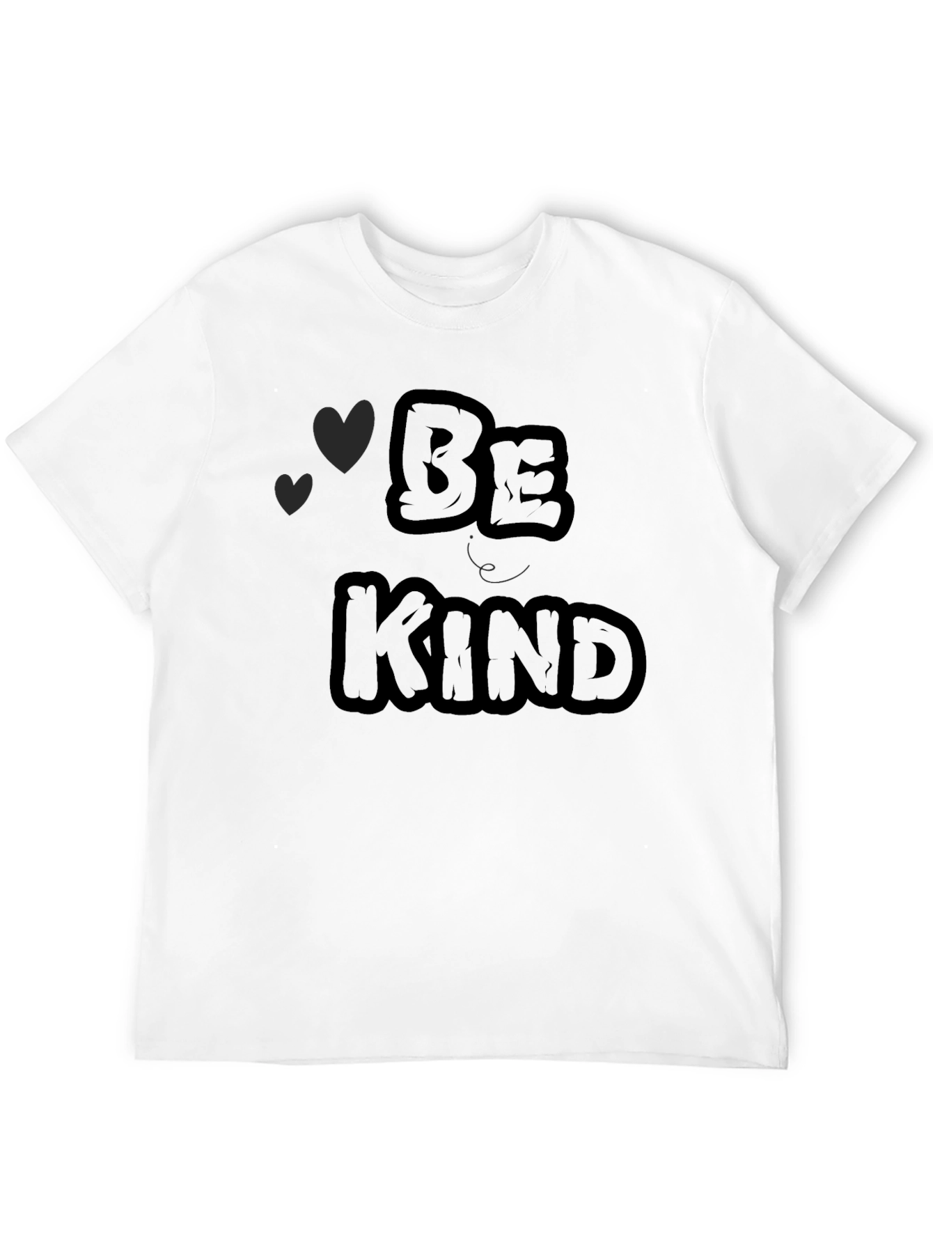 Black Be Kind Graphic Tee - Black Casual Shirt view 12