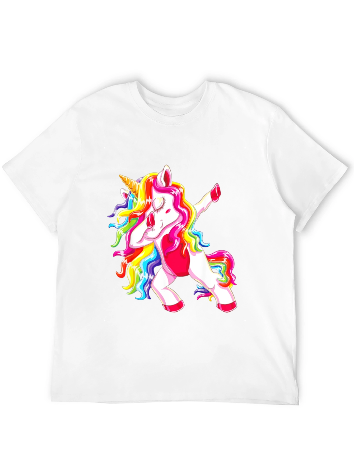 Black Dabbing Unicorn Graphic Tee view 12