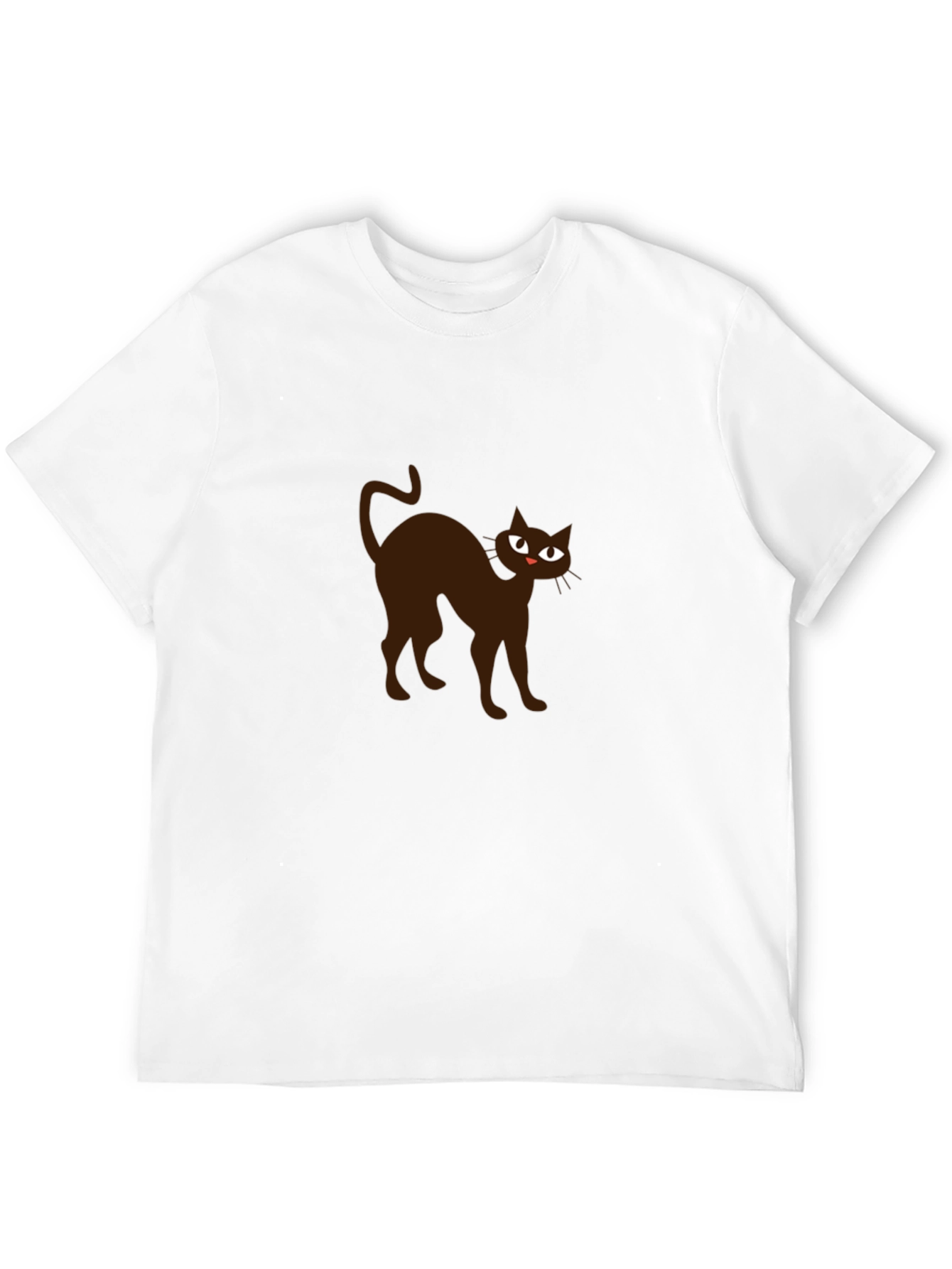 Black Black Cat Graphic Tee - Men's Short Sleeve Shirt view 12