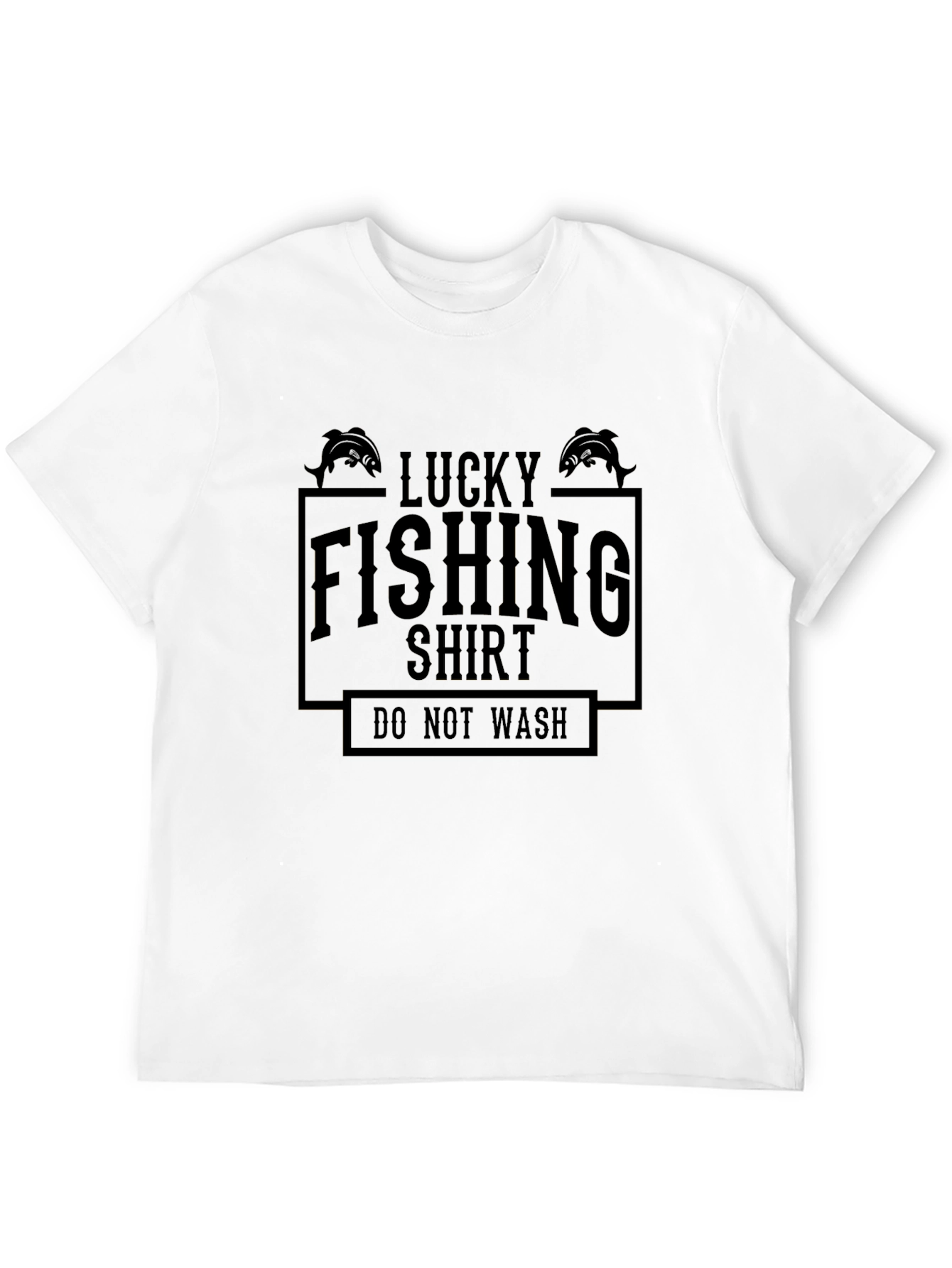 Black Lucky Fishing Shirt - Do Not Wash T-Shirt view 12