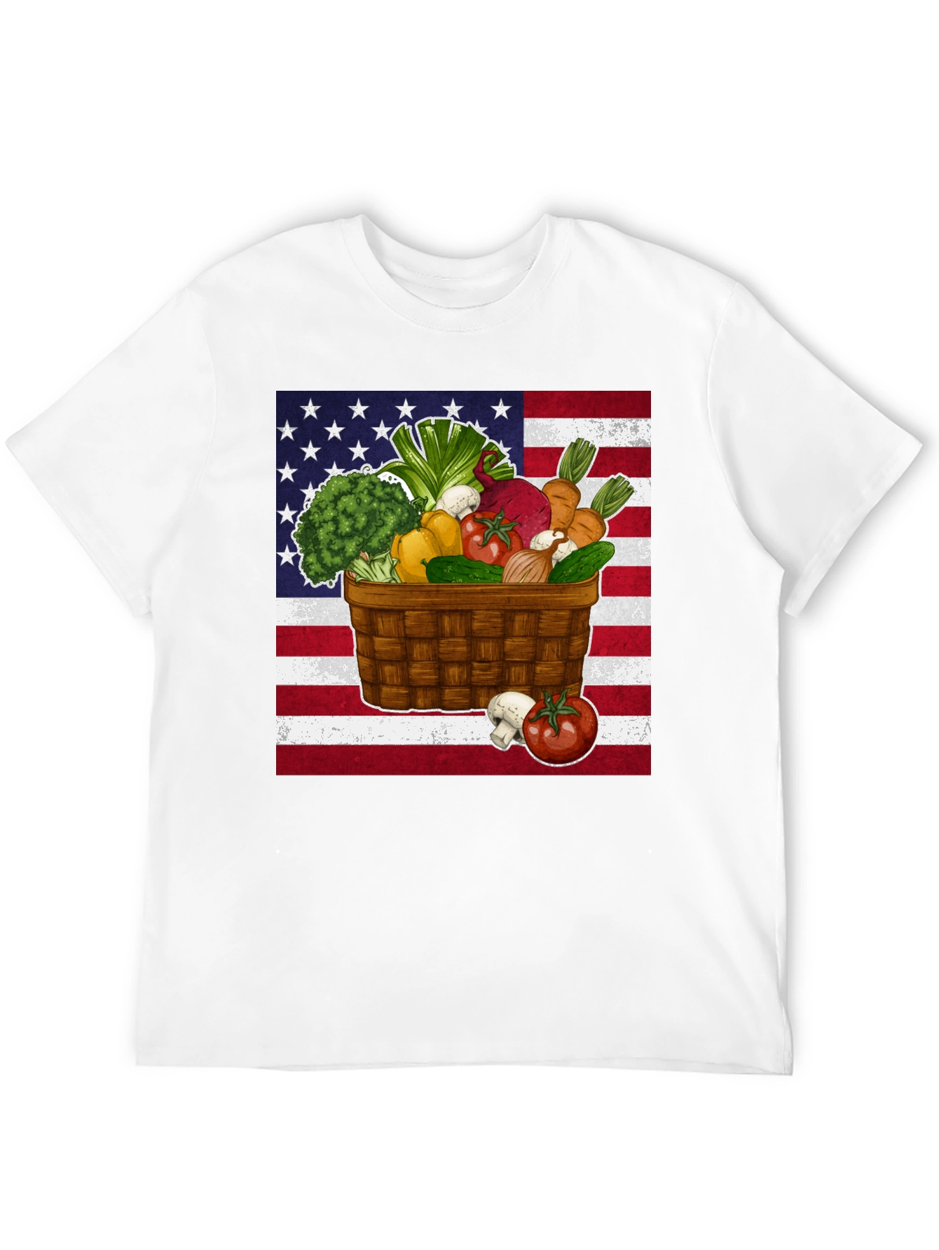 Patriotic Veggie Basket Tee - 12