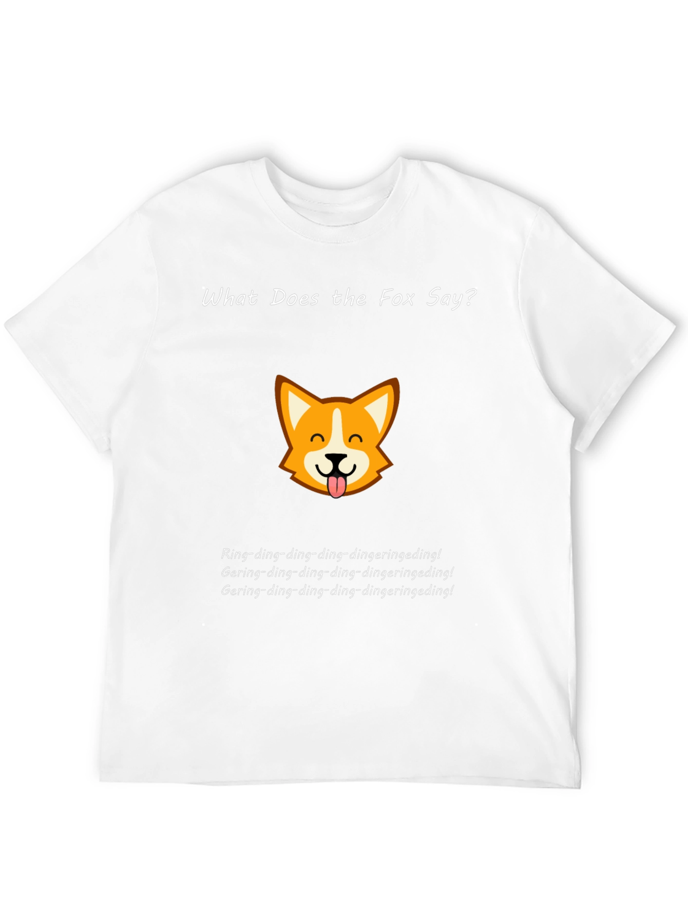 Black What Does the Fox Say Black T-Shirt view 12