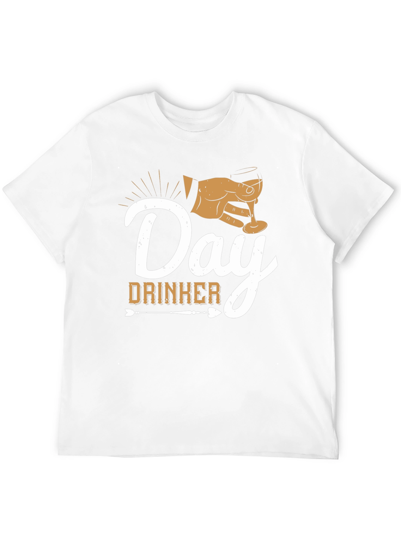 Black Day Drinker Graphic Tee - Black Casual T-Shirt view 12