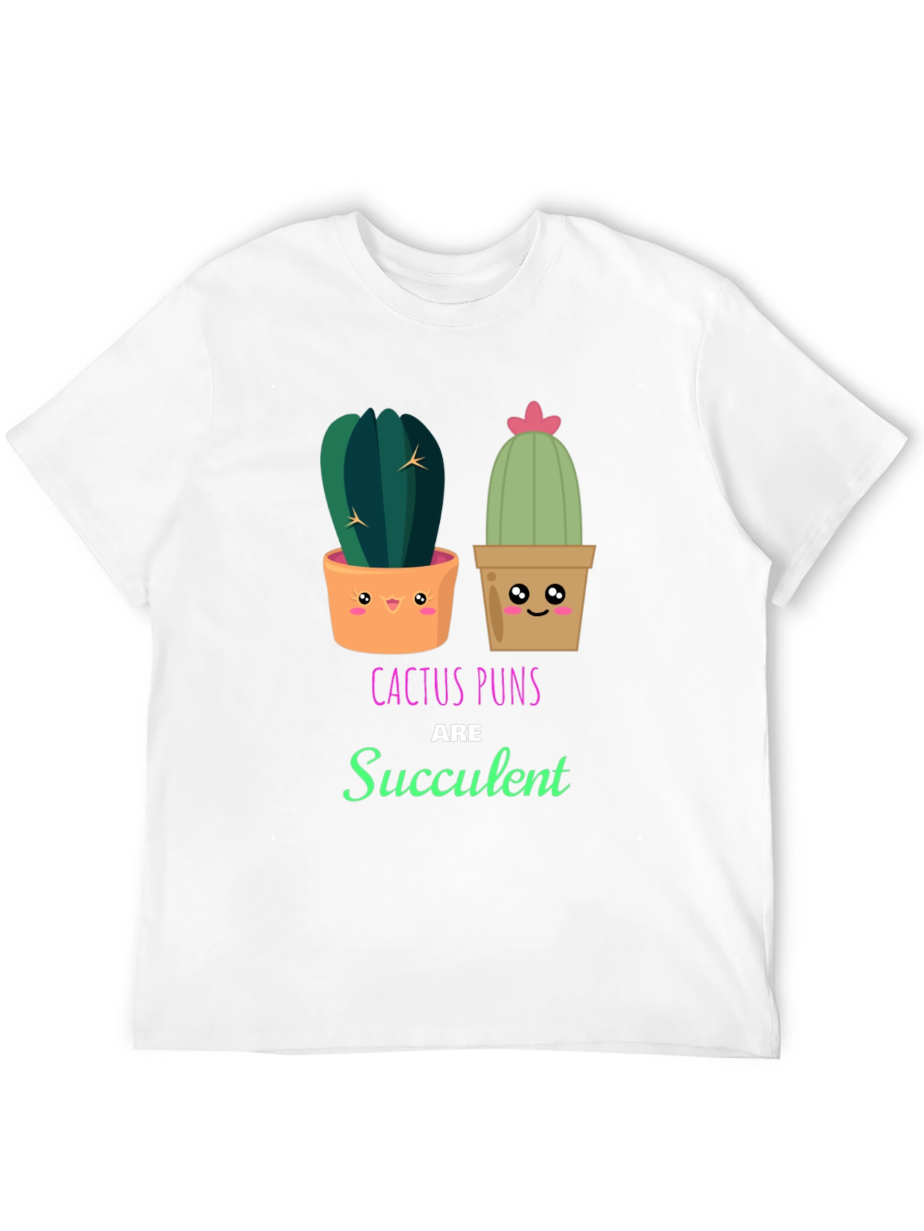 Black Cactus Pun T-Shirt - Succulent Humor view 12