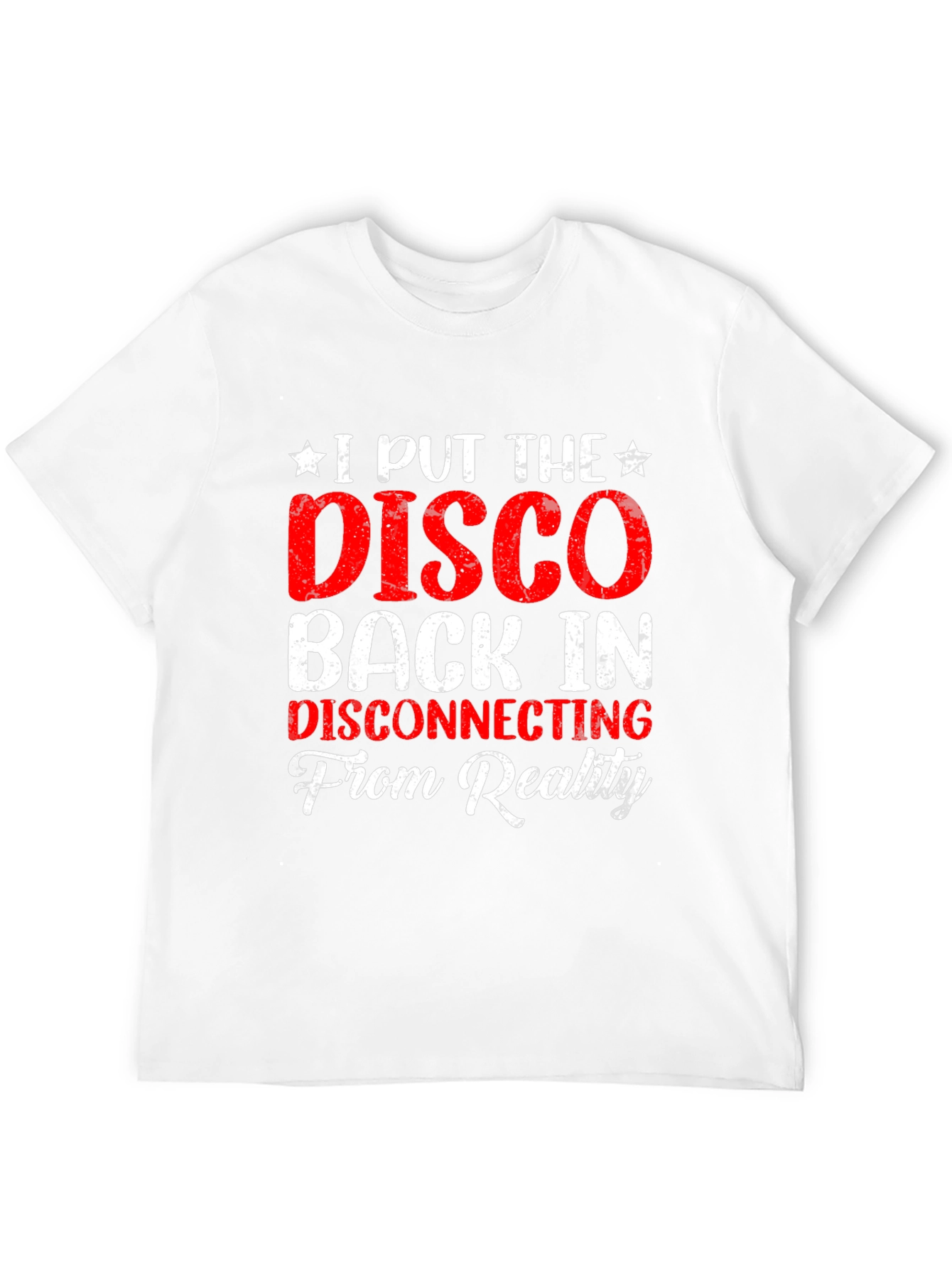 Black Disco Back In Reality T-Shirt view 12
