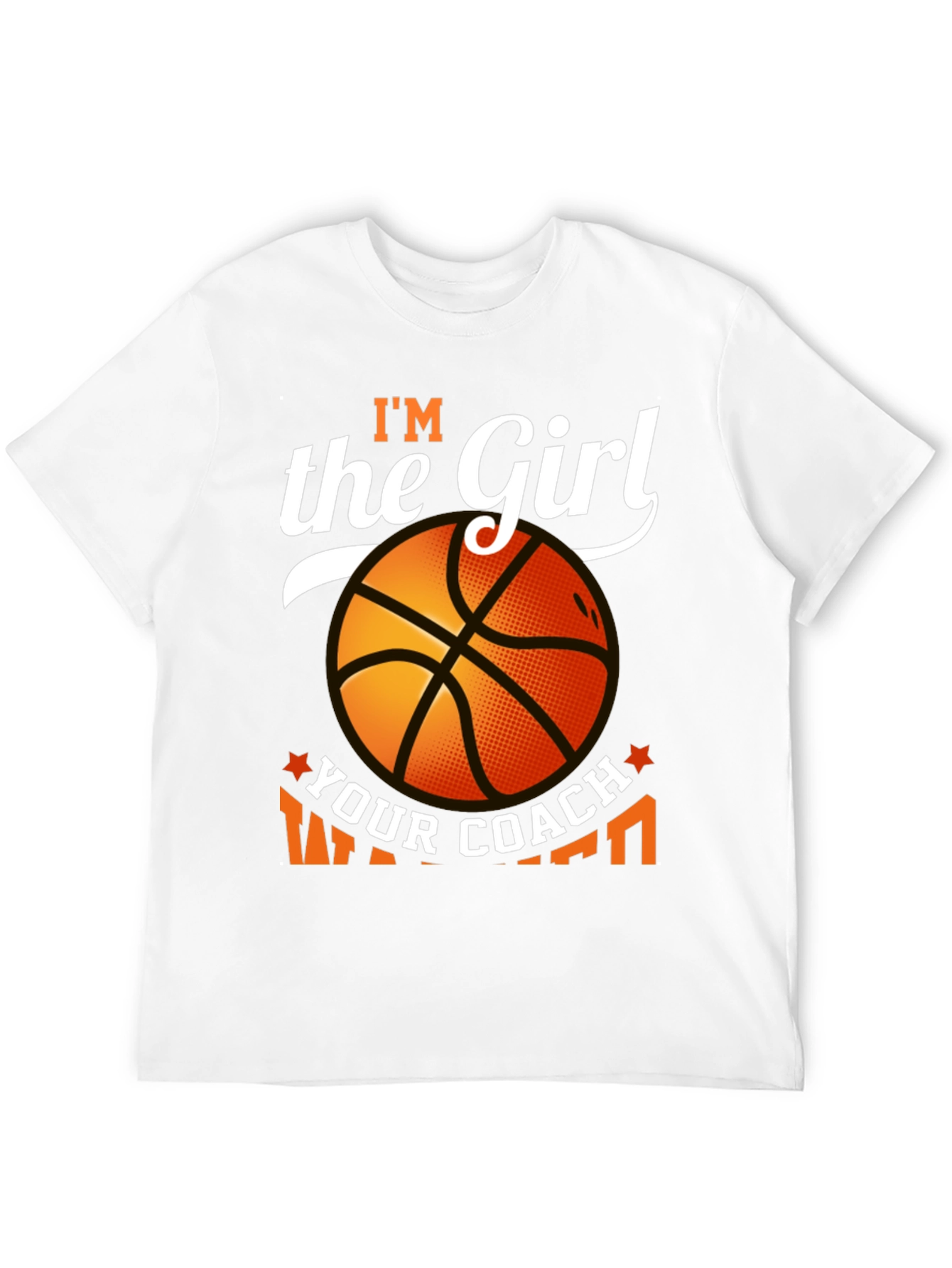 Black I'm The Girl Your Coach Warned You About Basketball T-Shirt view 12