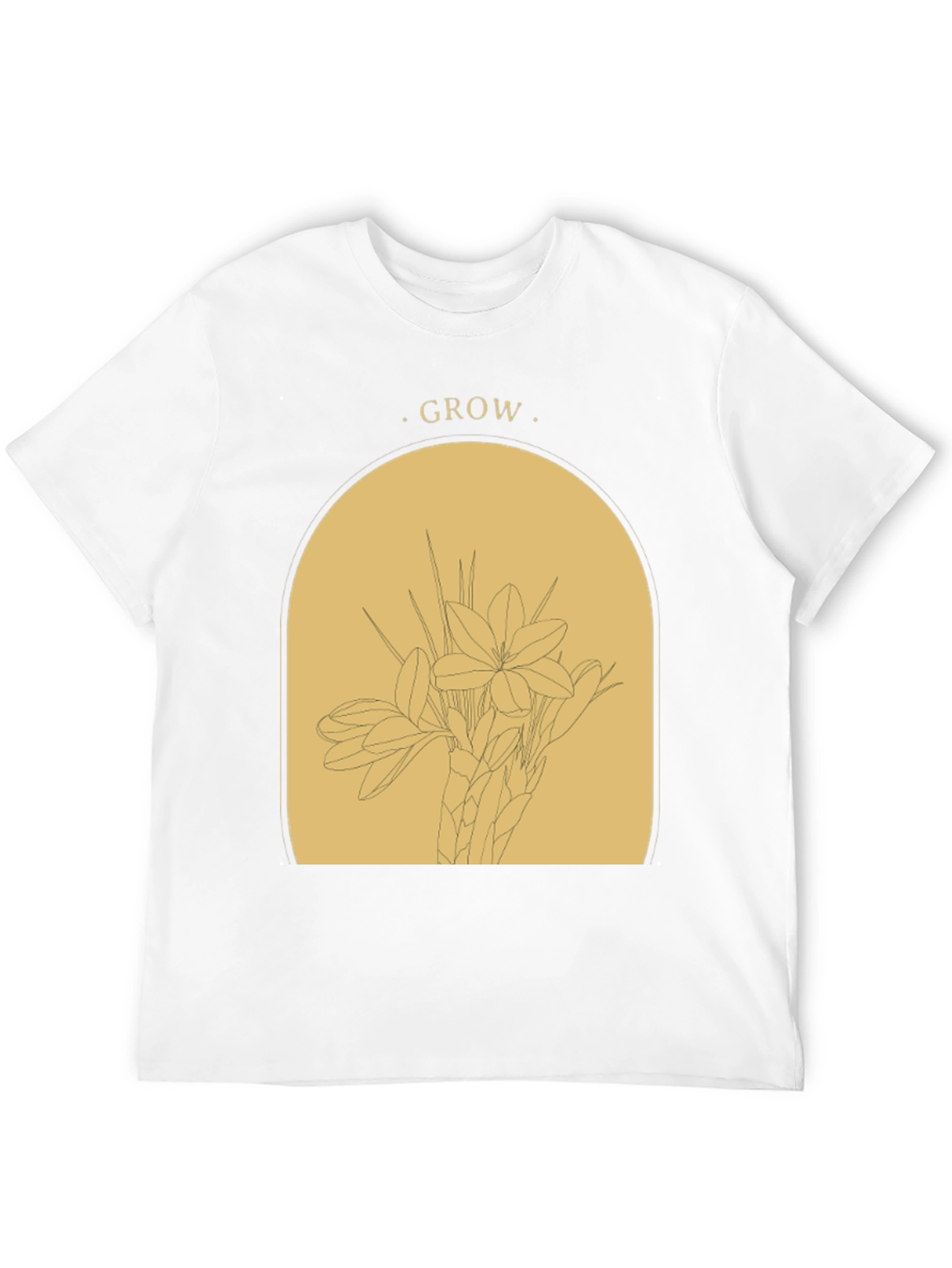 Black Grow Graphic T-Shirt - Black Botanical Tee view 12