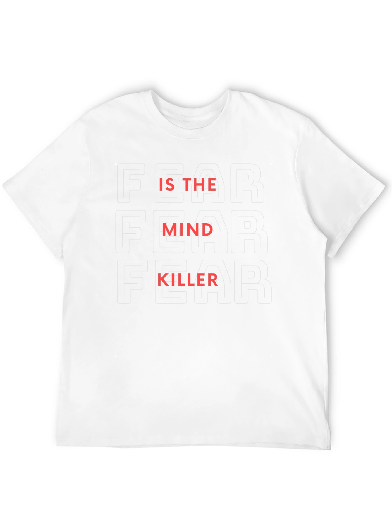 Black Fear is the Mind Killer Graphic T-Shirt view 12
