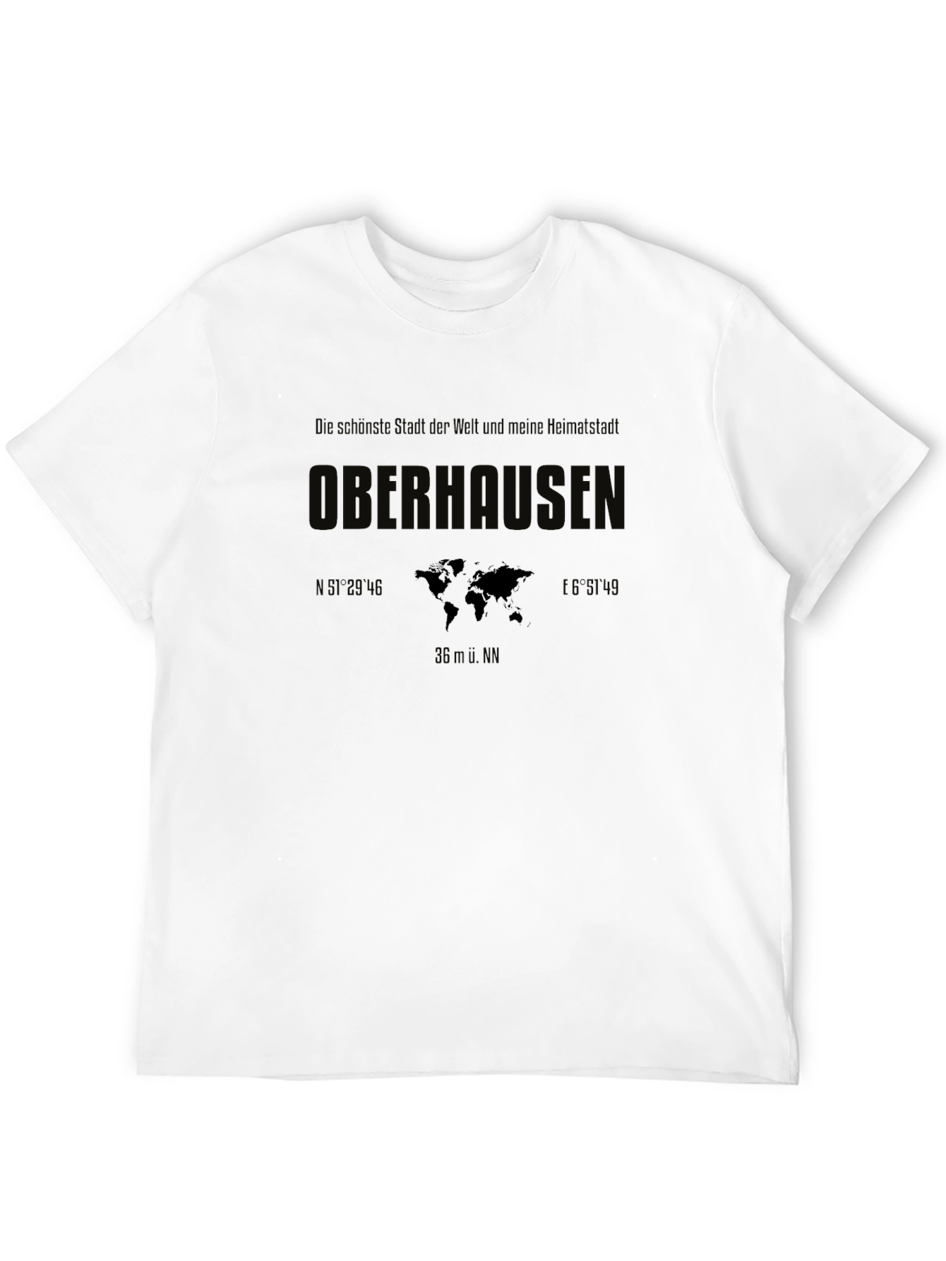 Black Oberhausen Graphic Print Crew Neck T-Shirt view 12