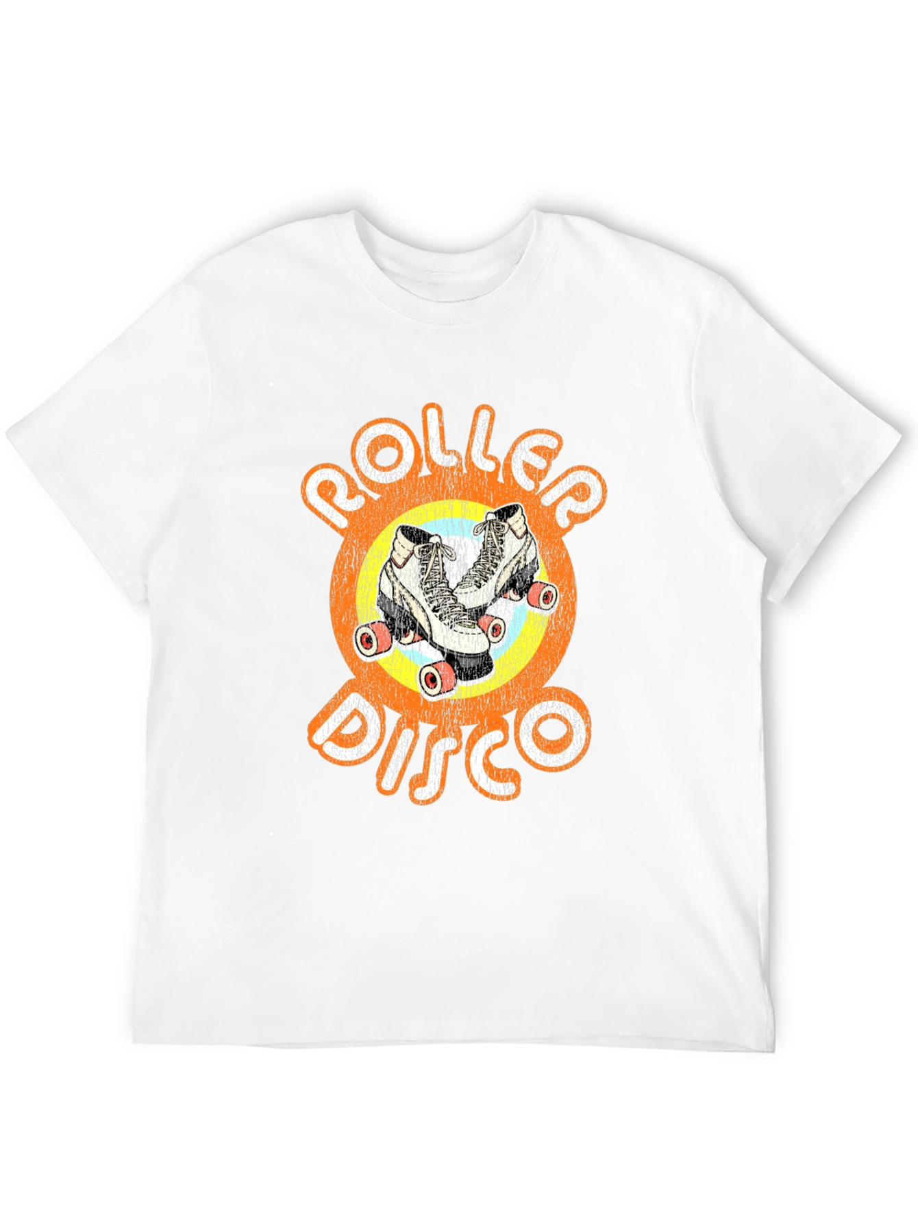 Black Retro Roller Disco T-Shirt - Skate in Style! view 12