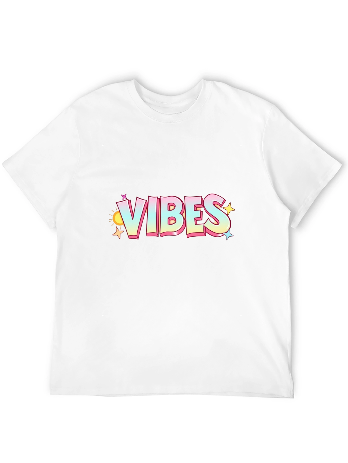Black Vibes Graphic Tee - Men's Black T-Shirt view 12