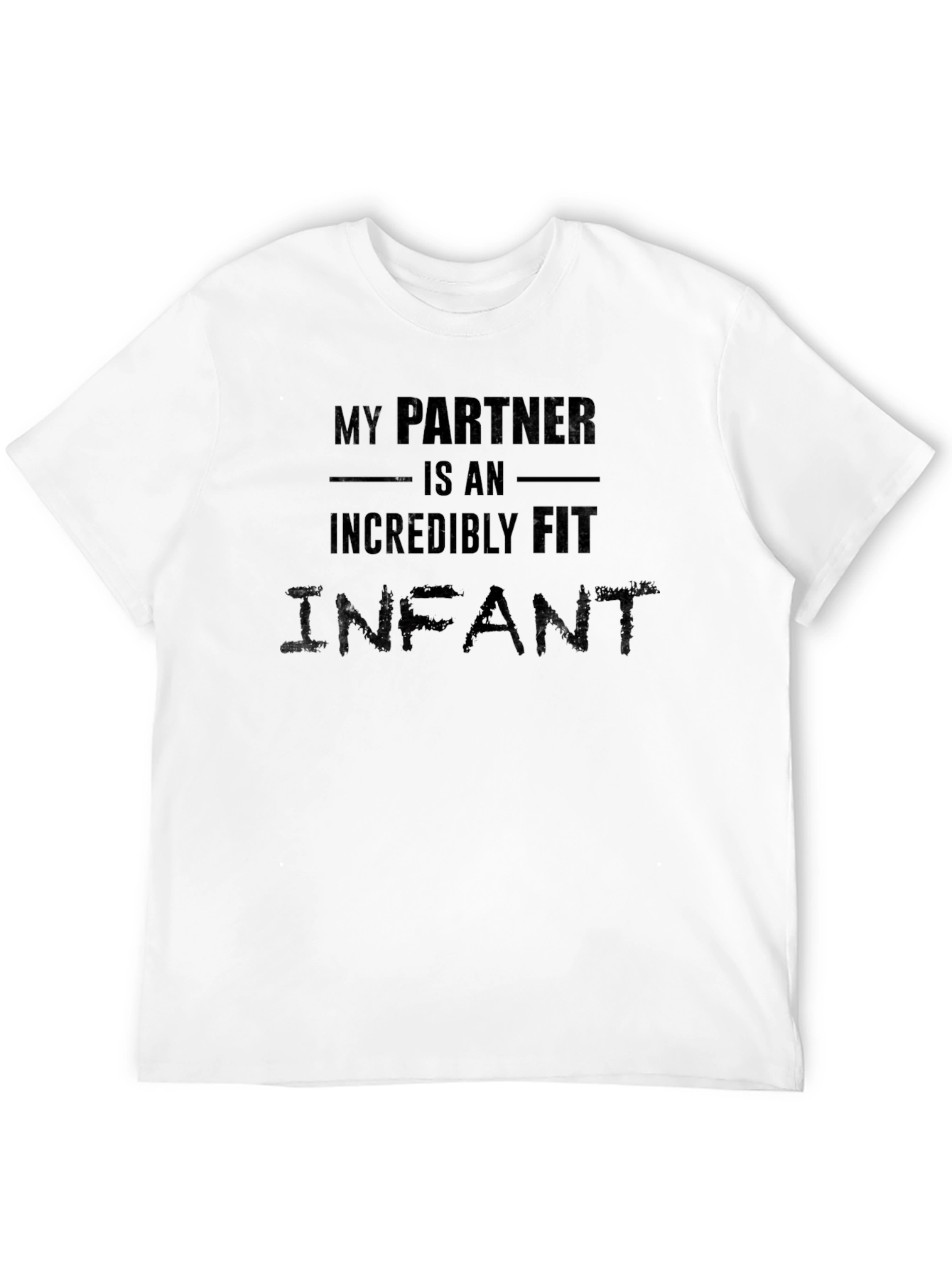 Black Partner Infant Novelty T-Shirt - Funny Humor Tee view 12