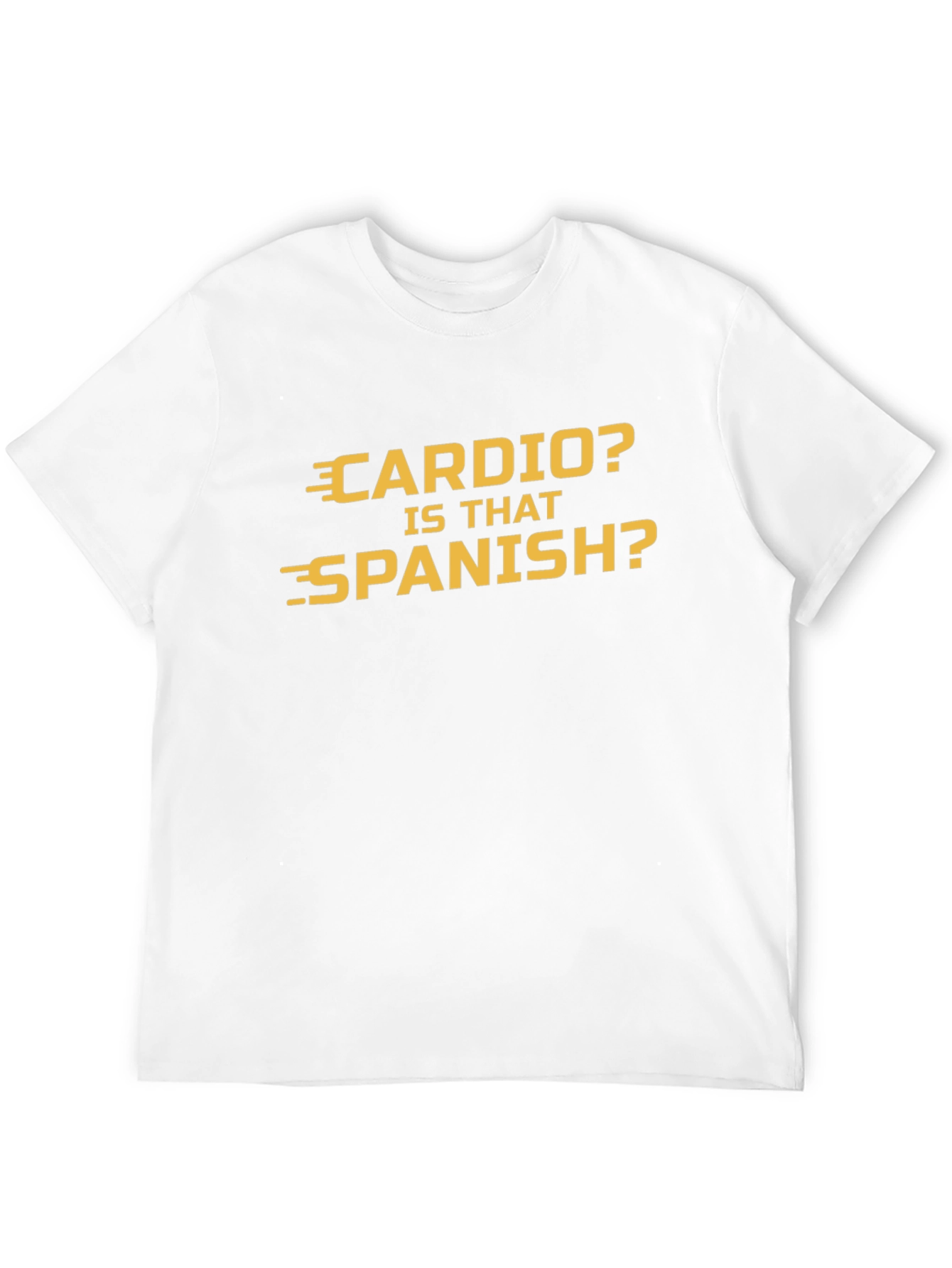 Black Cardio? Is That Spanish? Graphic T-Shirt view 12