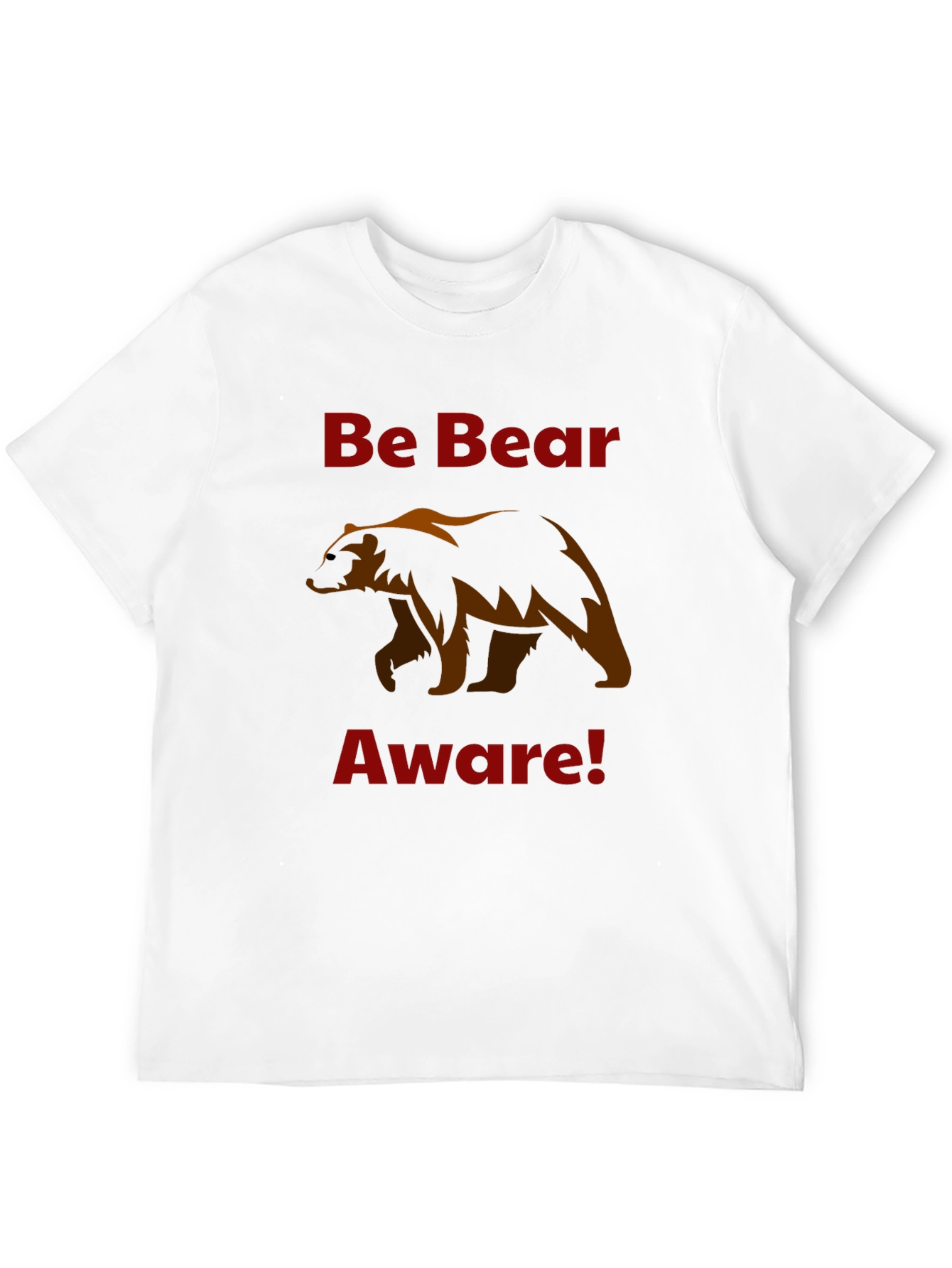 Black Be Bear Aware T-Shirt view 12