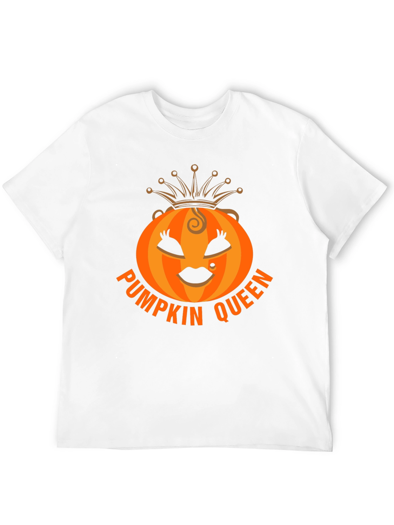 Black Pumpkin Queen Graphic Tee - Halloween Apparel view 12