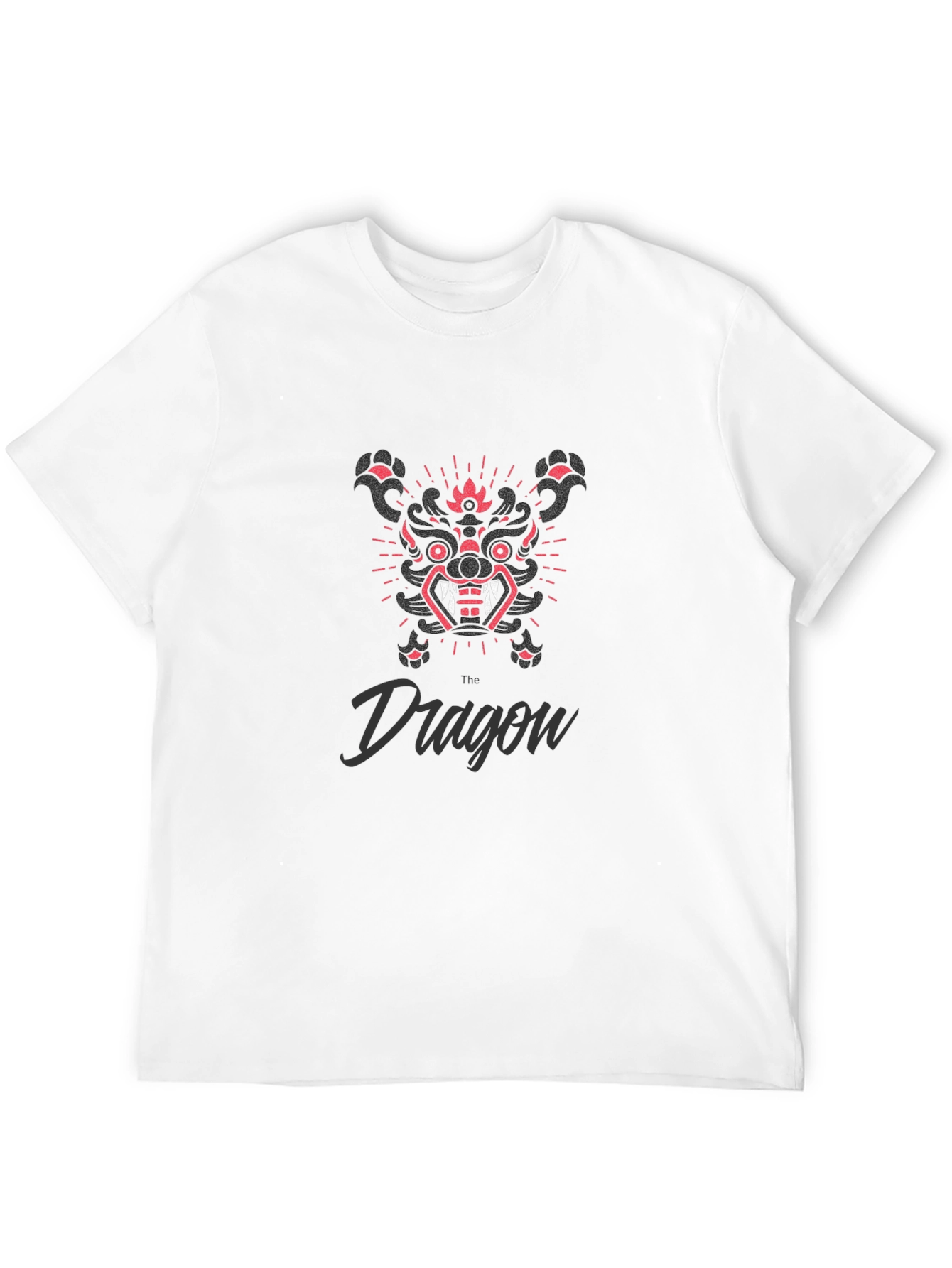 Black Dragon Graphic Black T-Shirt view 12