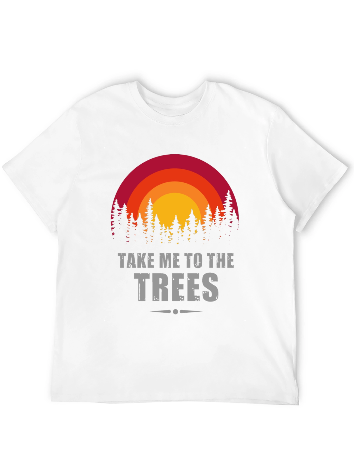 Black Take Me To The Trees Graphic Tee view 12