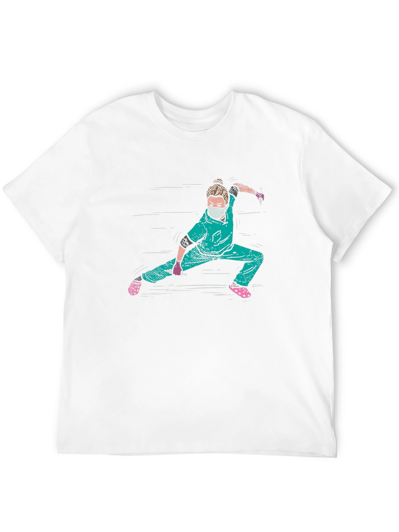 Nurse Ninja Graphic Tee - Unique Medical Hero Design - 12