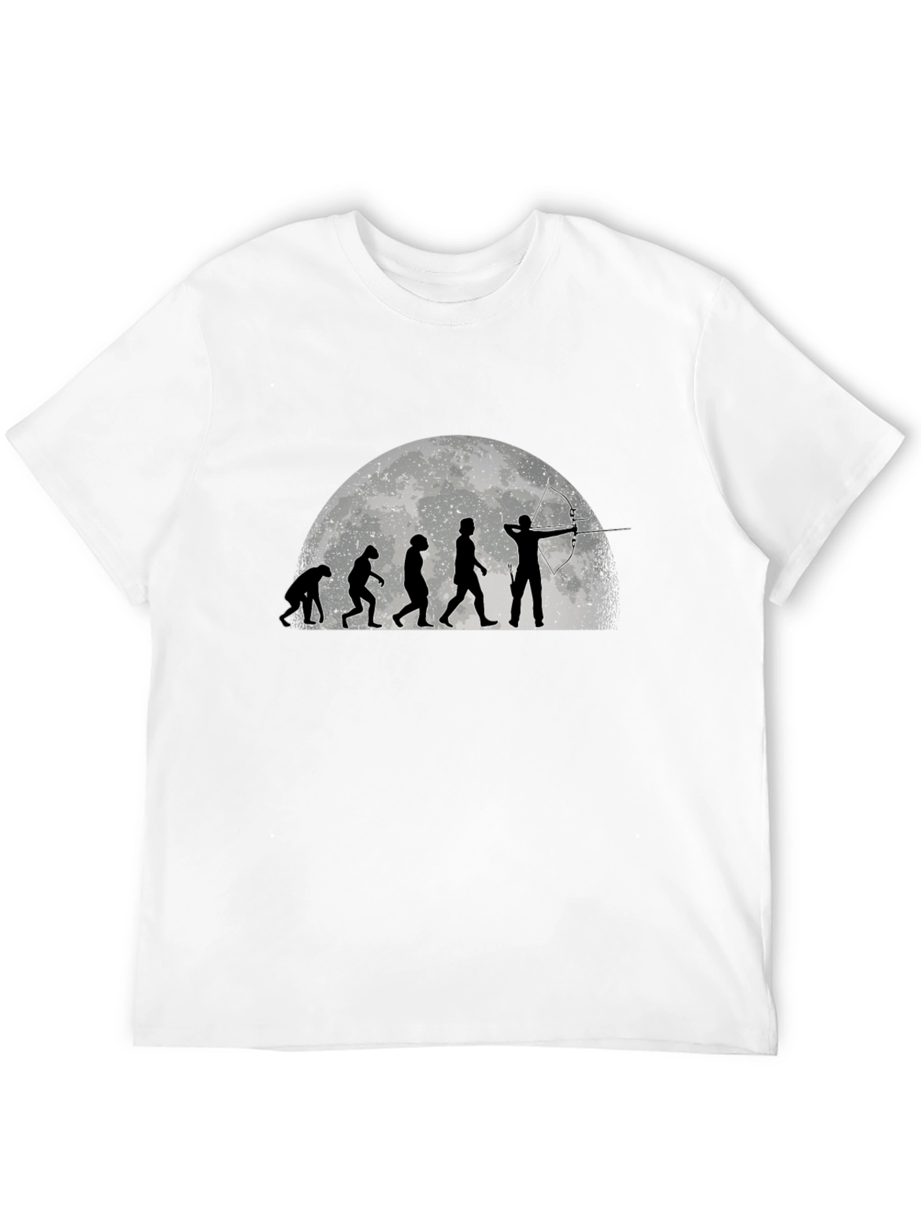 Black Evolution of Archery Black T-Shirt view 12