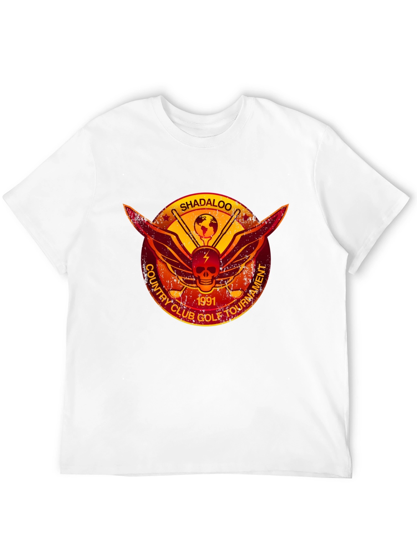 Black Shadaloo Country Club Golf Tournament T-Shirt view 12