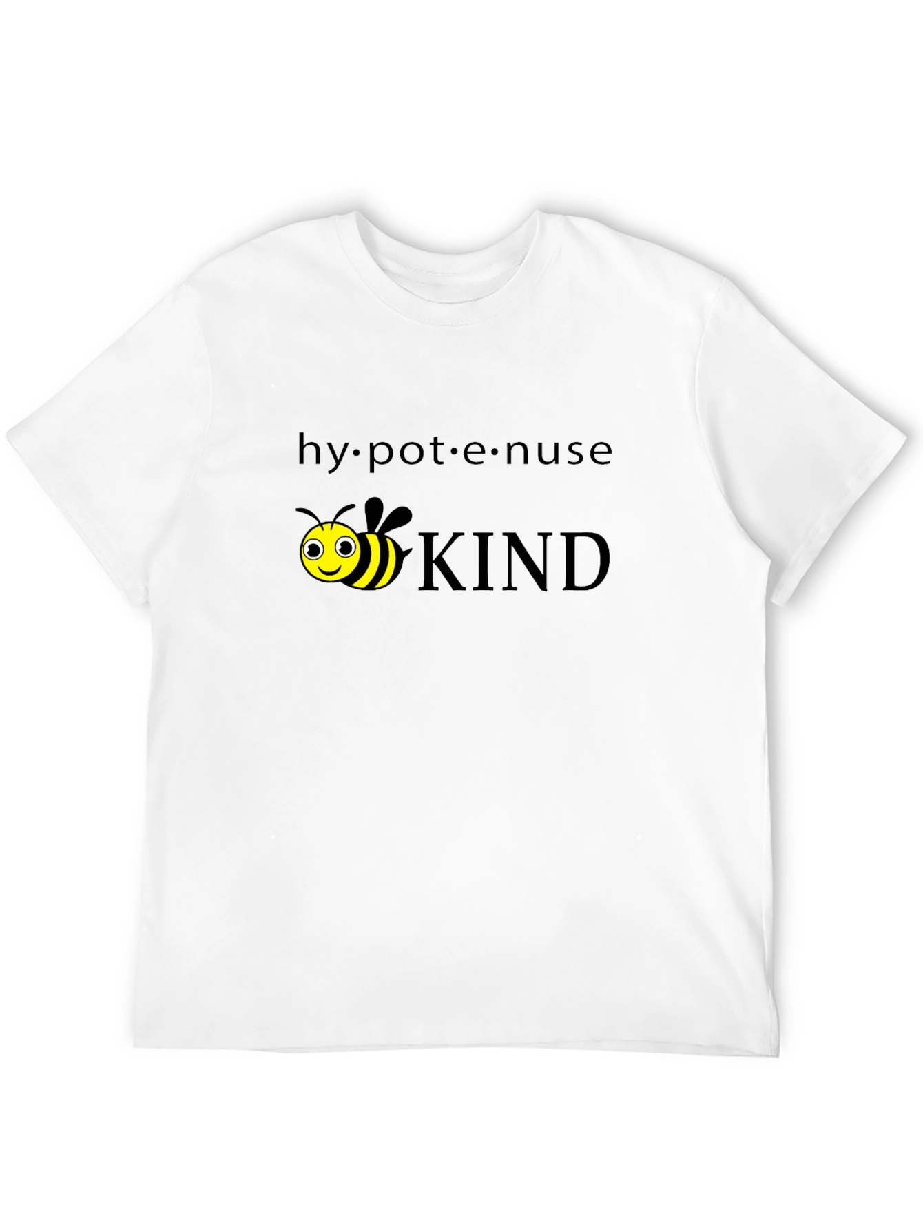 Black Bee Kind T-Shirt - Funny Math Pun view 12