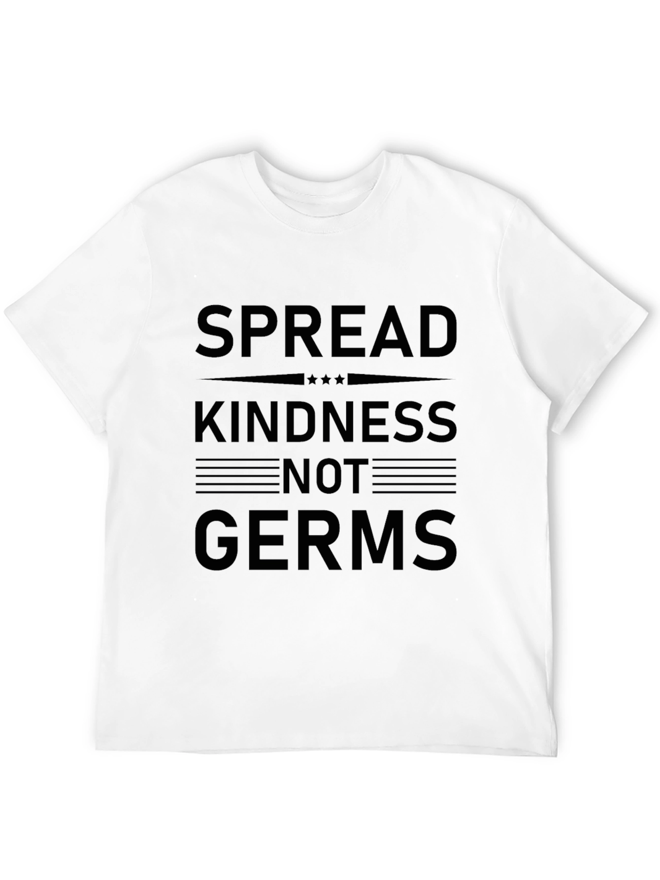 Black Spread Kindness Not Germs Graphic Tee view 12