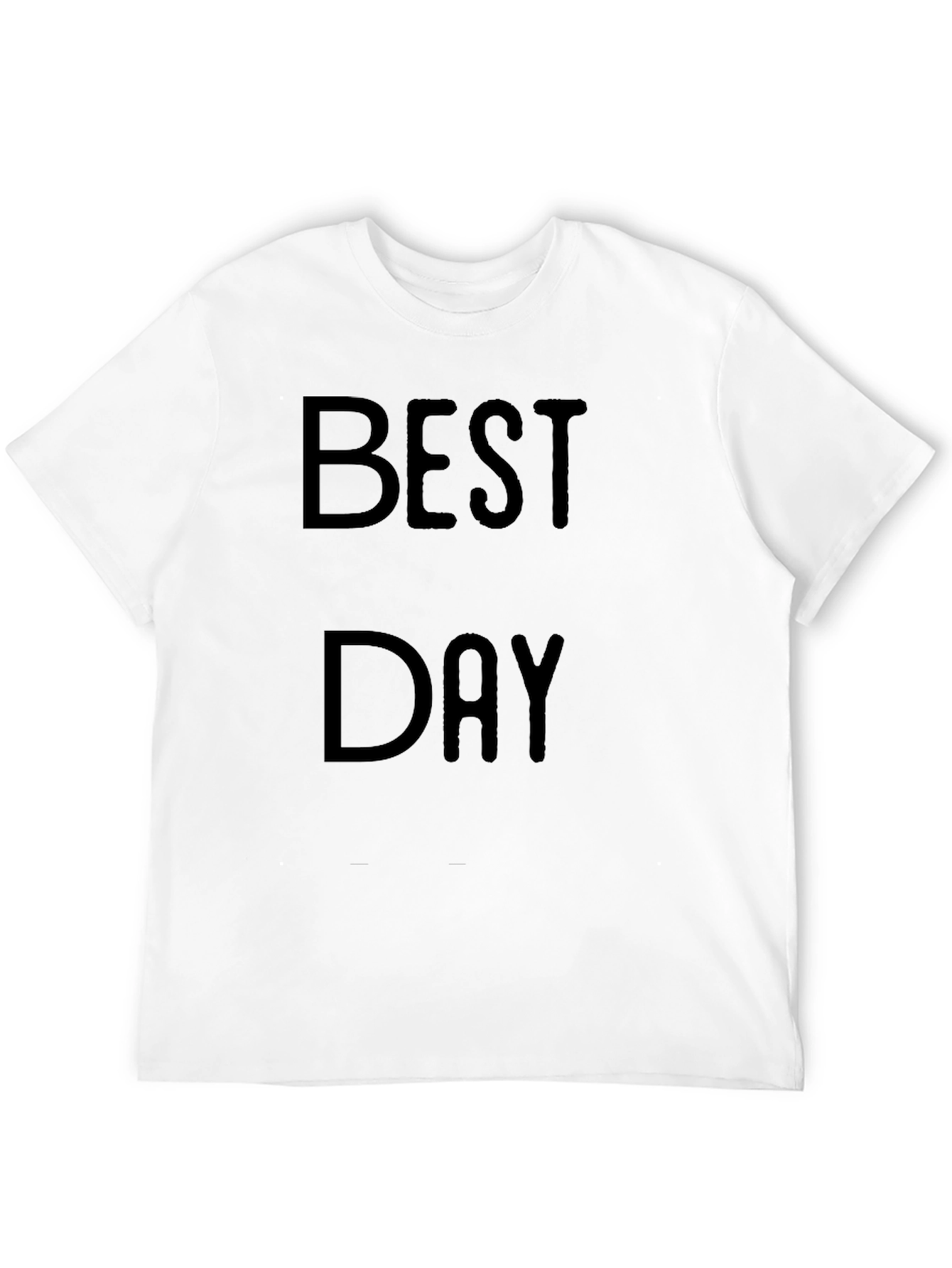 Black Best Day Black Graphic Tee Shirt view 12