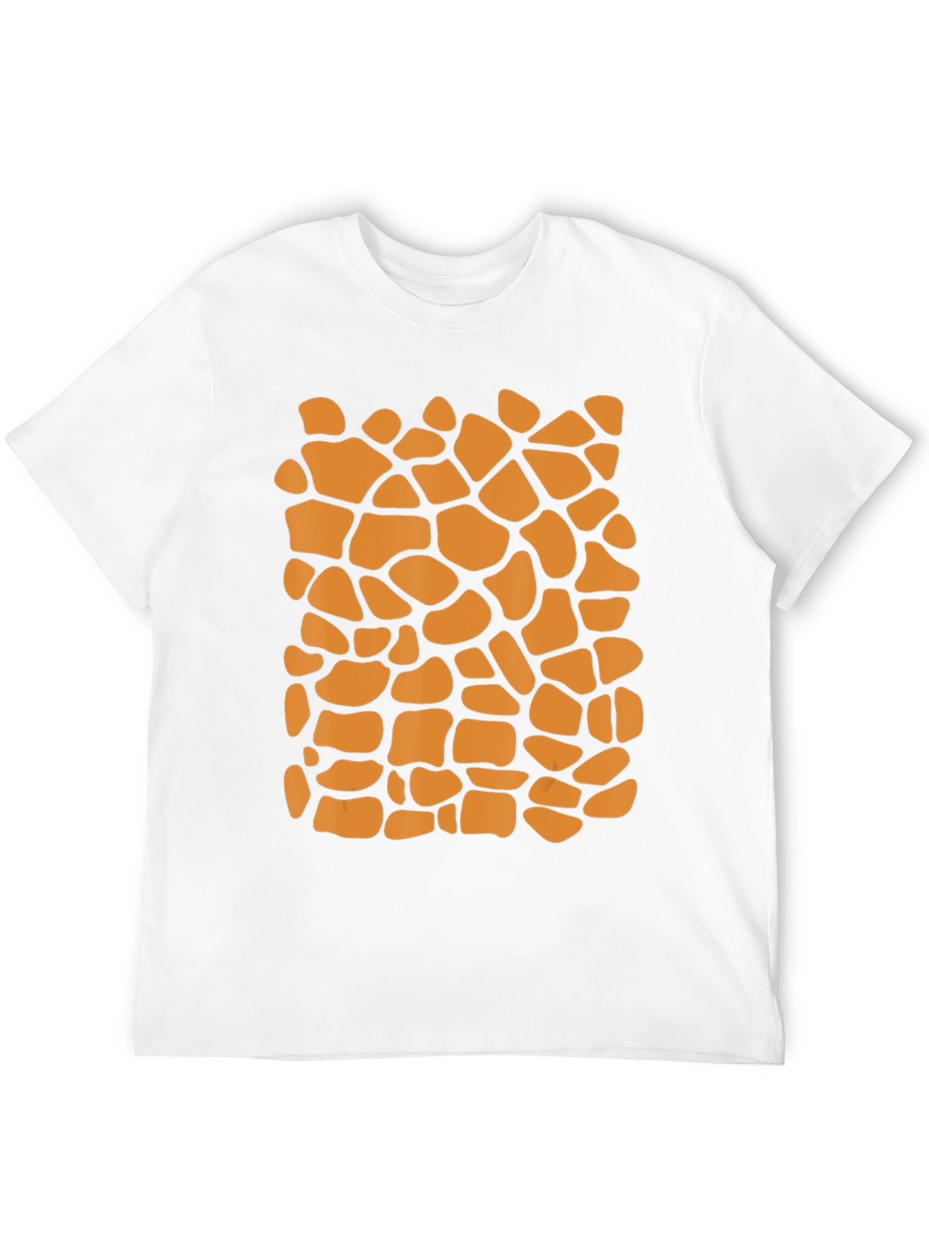 Black Stone Pattern Black T-Shirt view 12