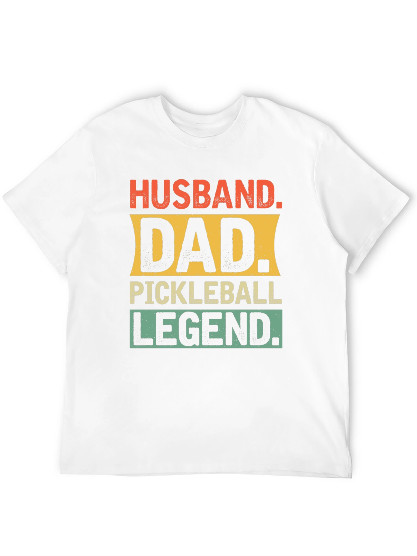 Black Husband Dad Pickleball Legend Graphic Tee view 12