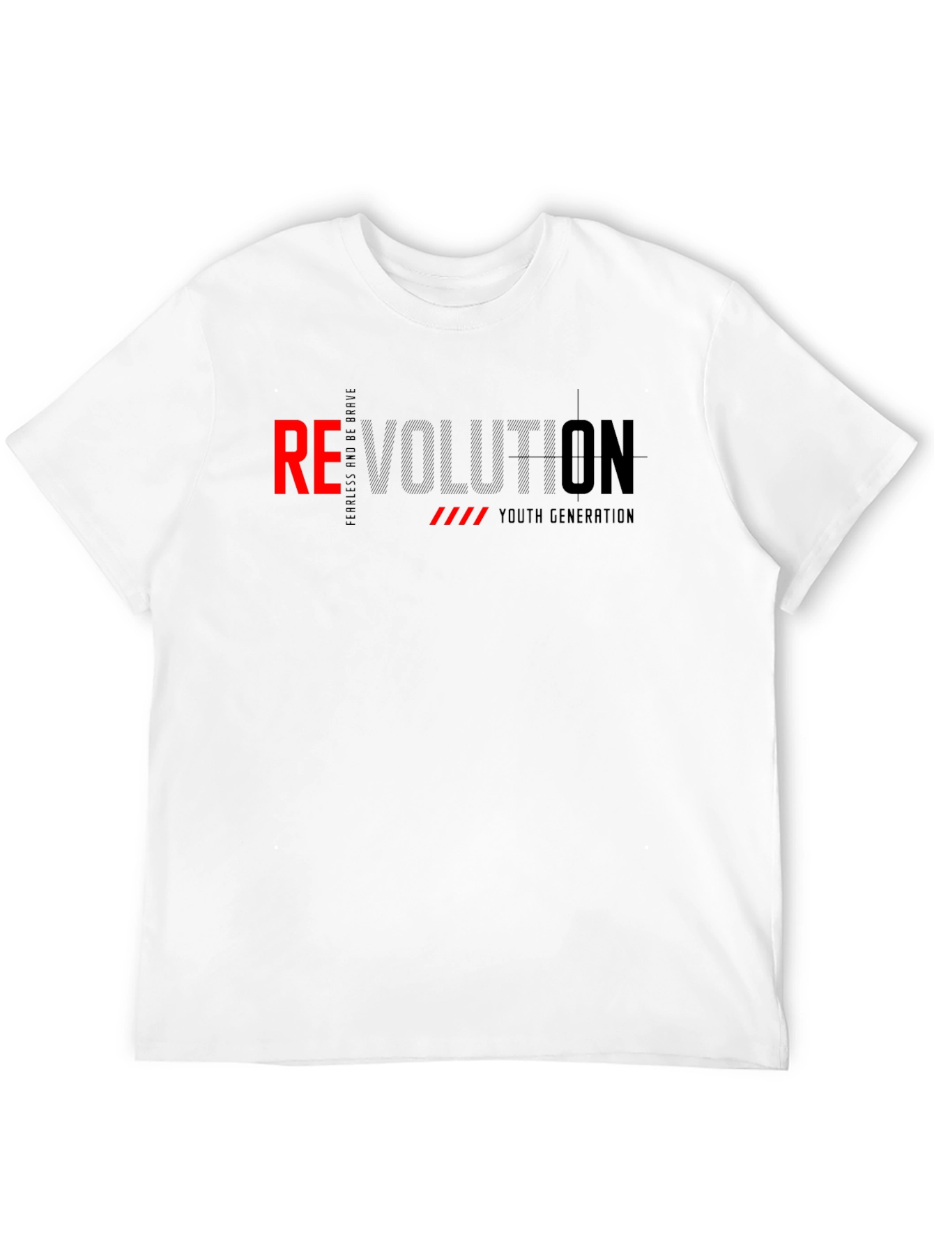 Black Revolution Graphic Print Men's T-Shirt view 12