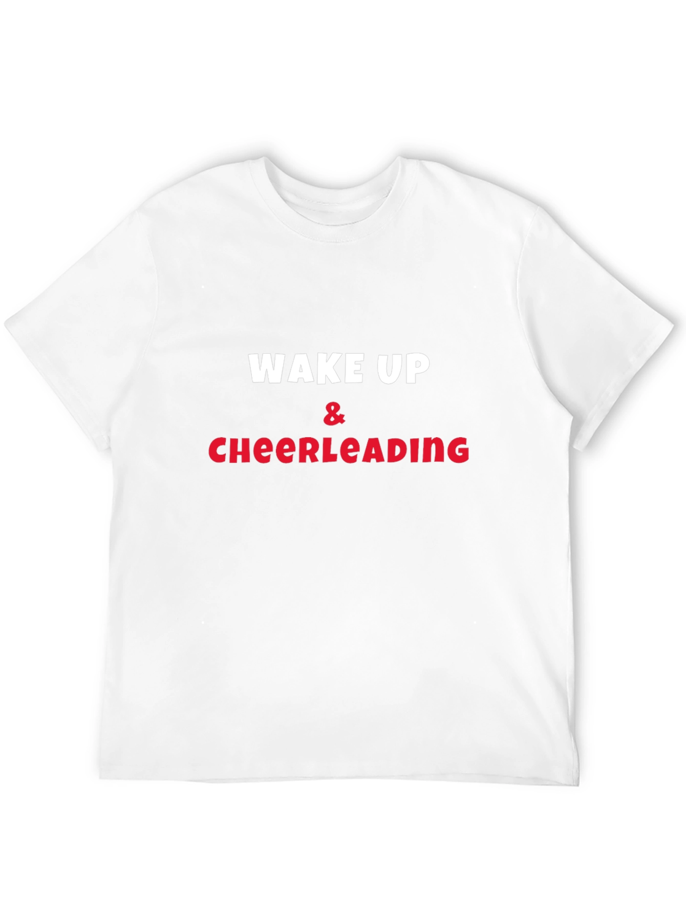Black Wake Up Cheerleading Graphic Tee view 12