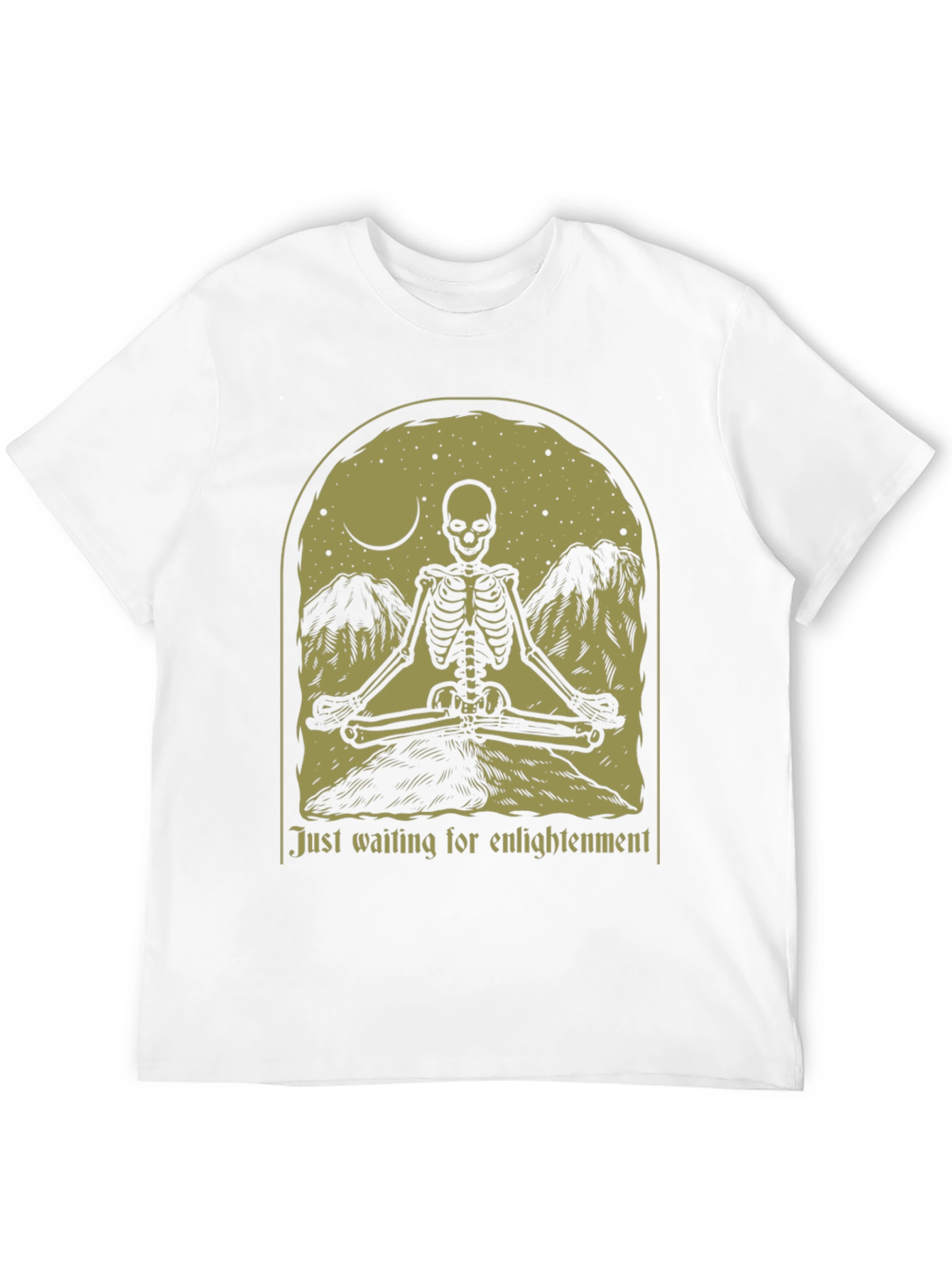 Black Enlightenment Skeleton Graphic Tee view 12