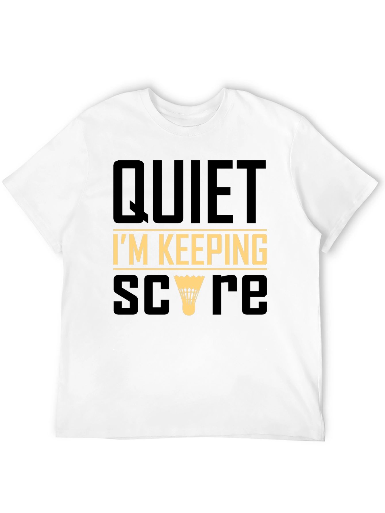Black Quiet I'm Keeping Score T-Shirt view 12
