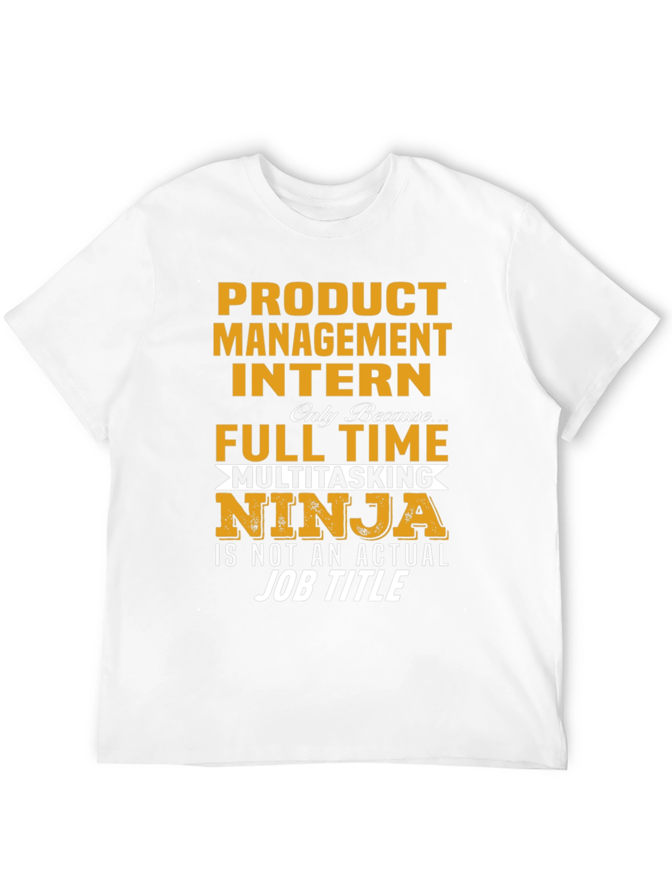 Black Product Management Intern Novelty T-Shirt view 12