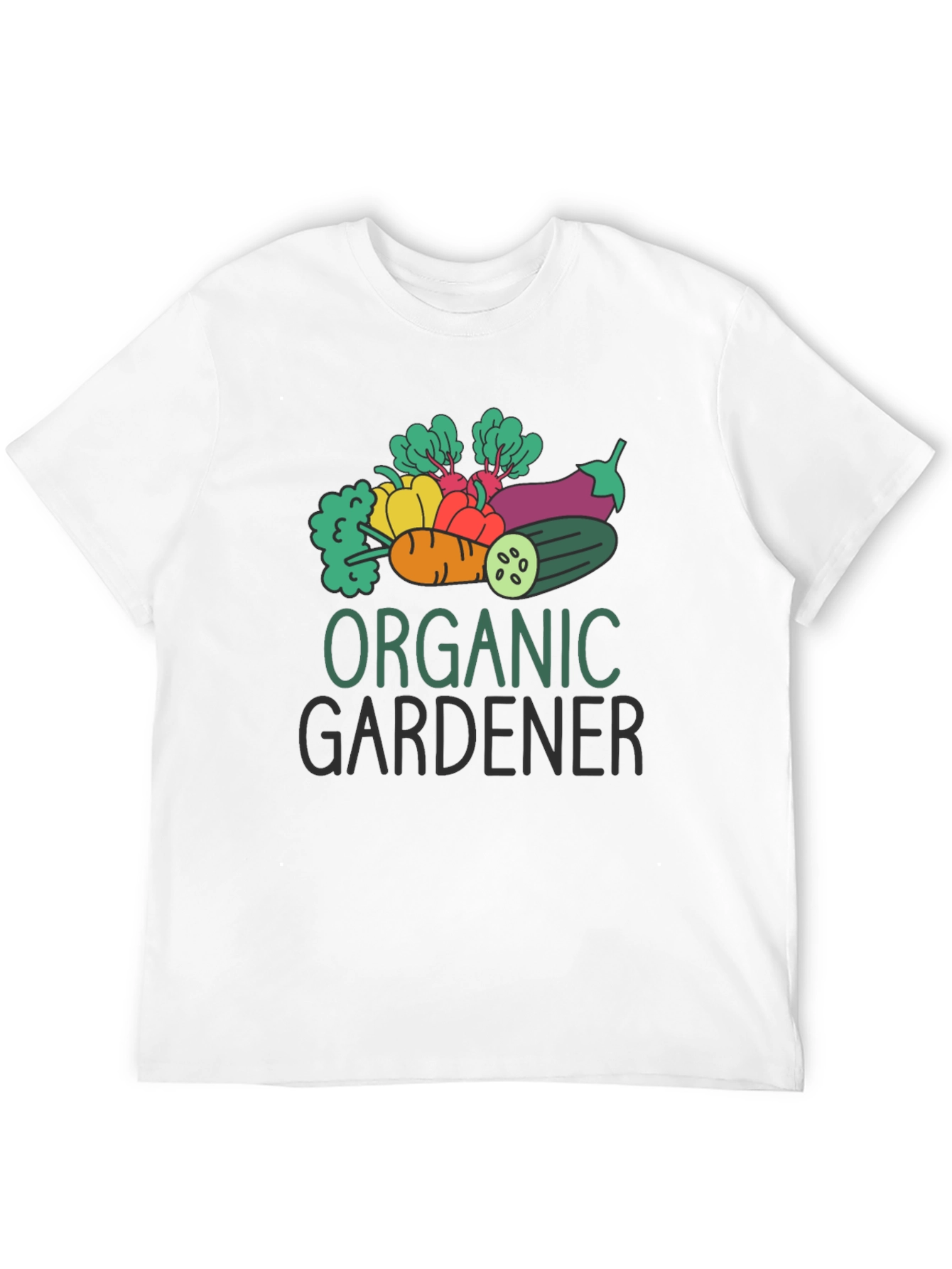 Black Organic Gardener Graphic Tee - Black Cotton T-Shirt view 12