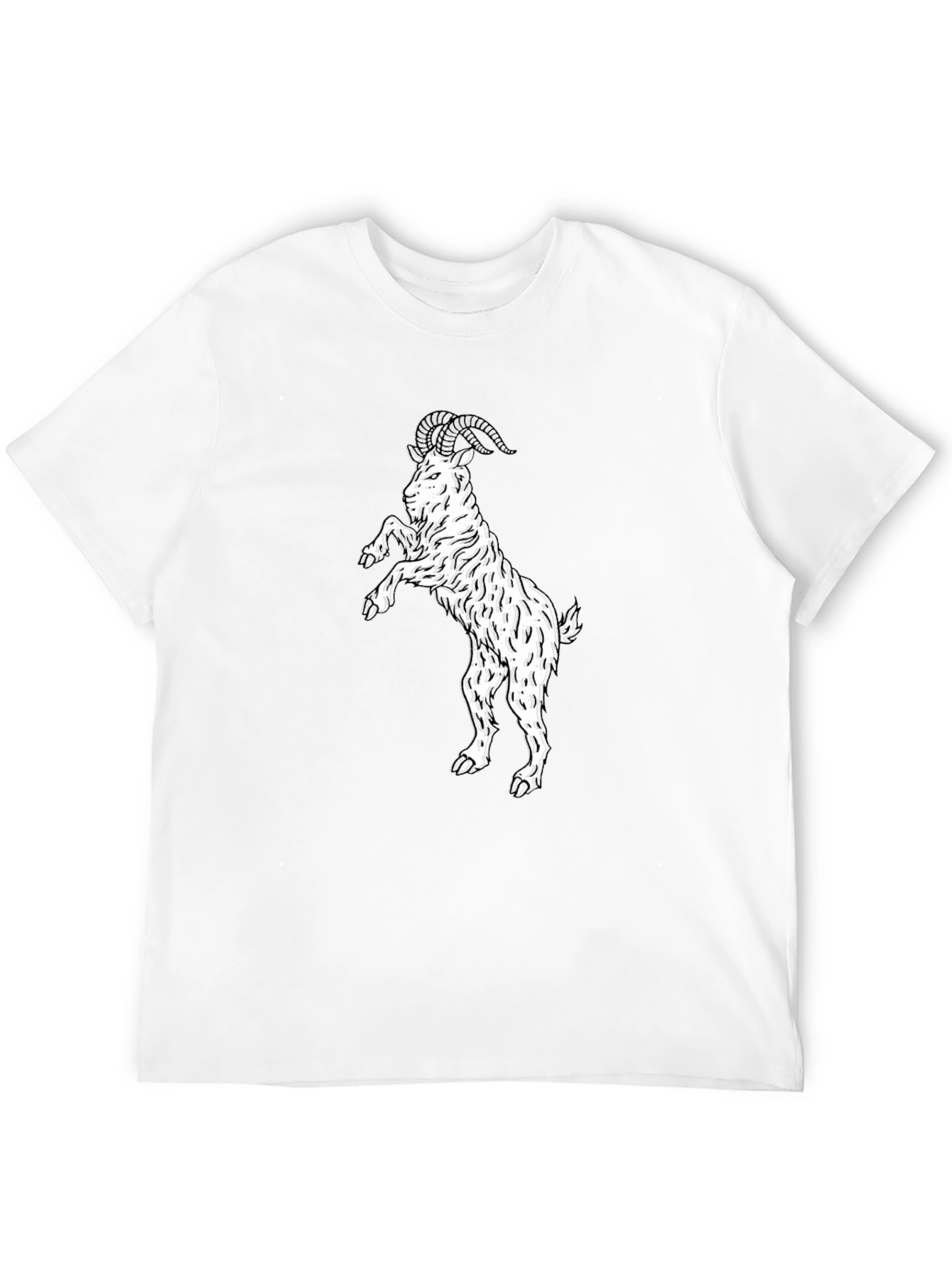 Black Black Goat Graphic Tee - Stand Out Style view 12