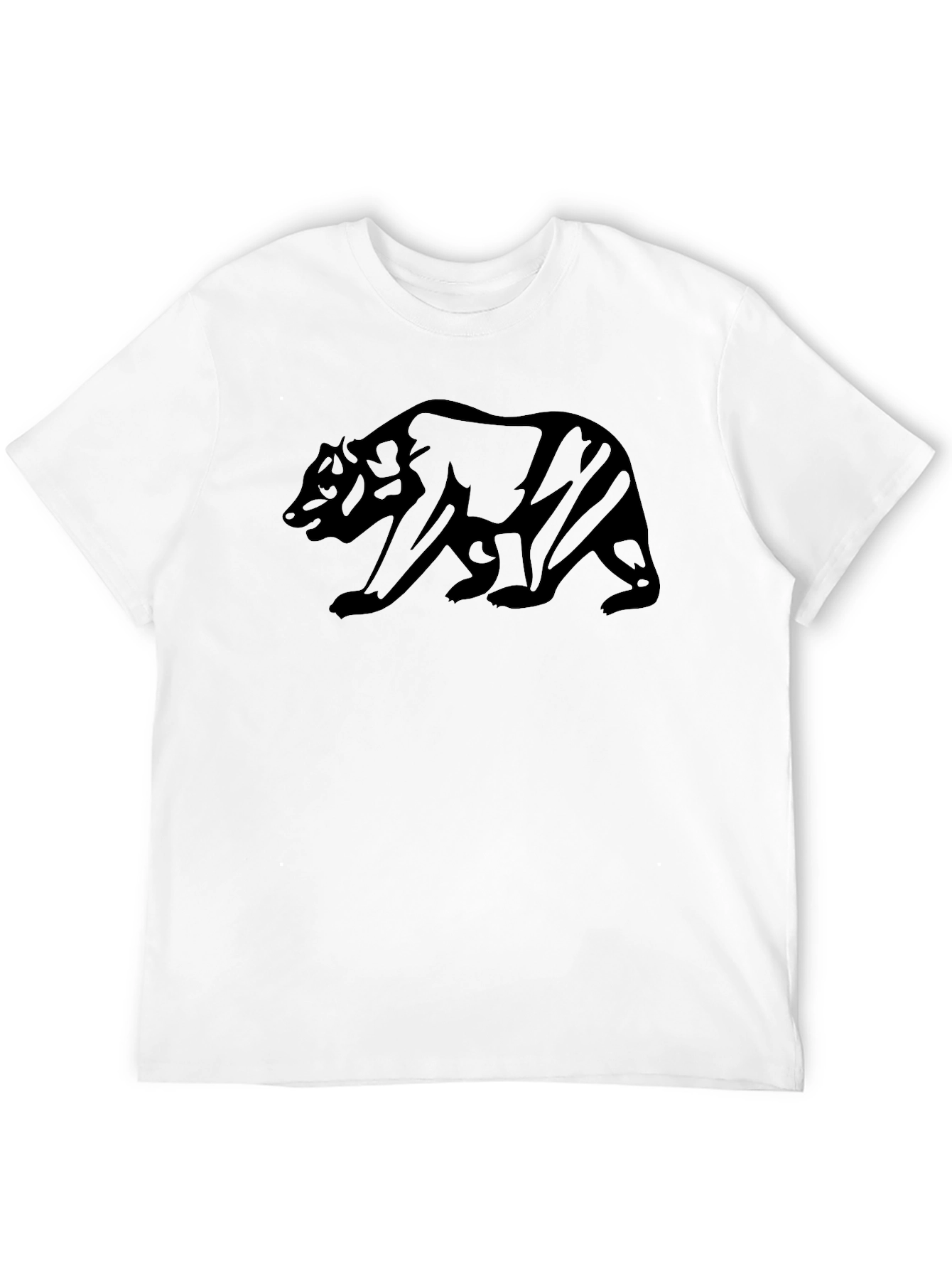 Black Bear Graphic Tee - Men's Casual Short Sleeve Shirt - 12