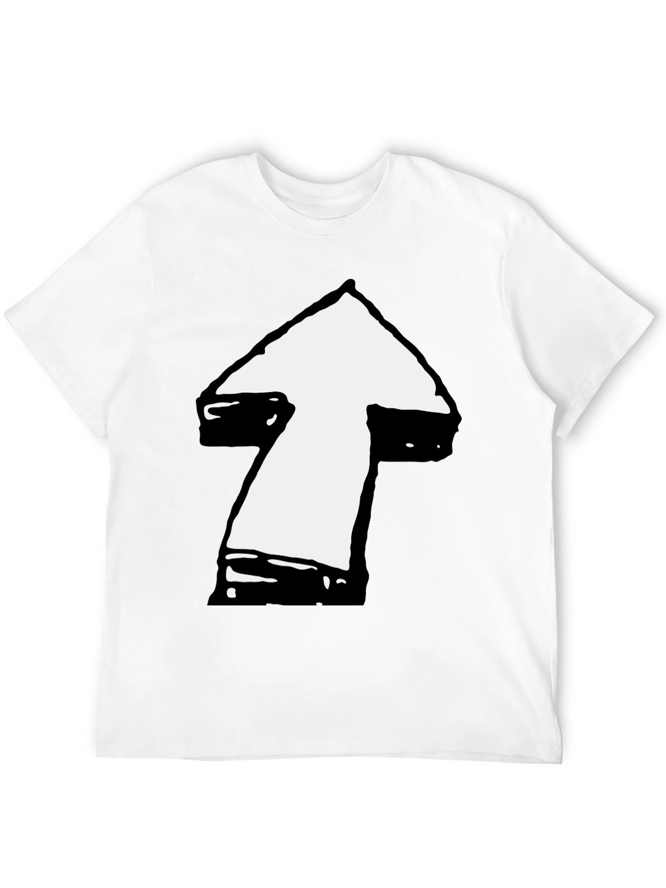 Black Arrow Graphic T-Shirt - Casual Style view 12